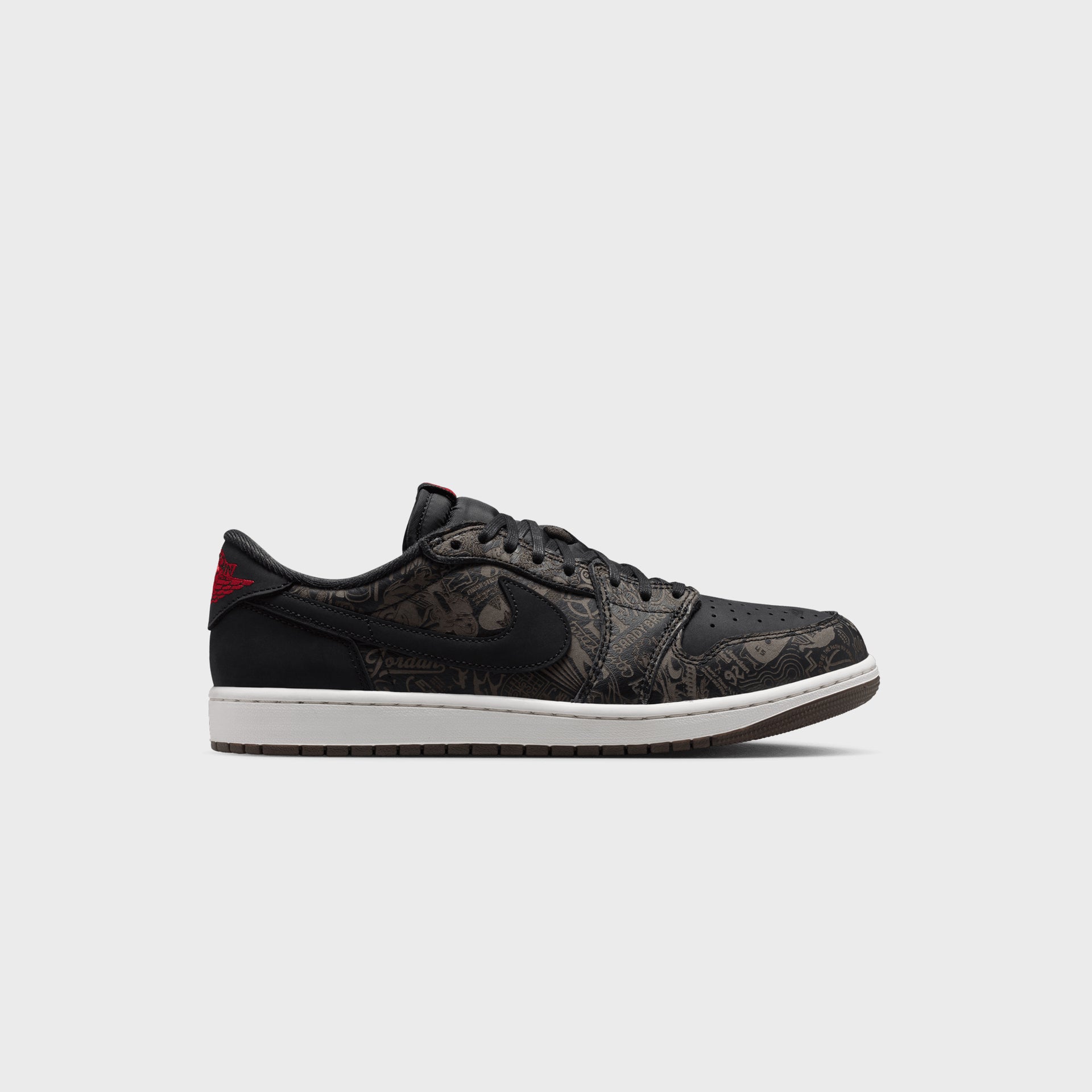 Jordan Air Jordan 1 Low OG LS - Black / University Red / Palomino / Summit White