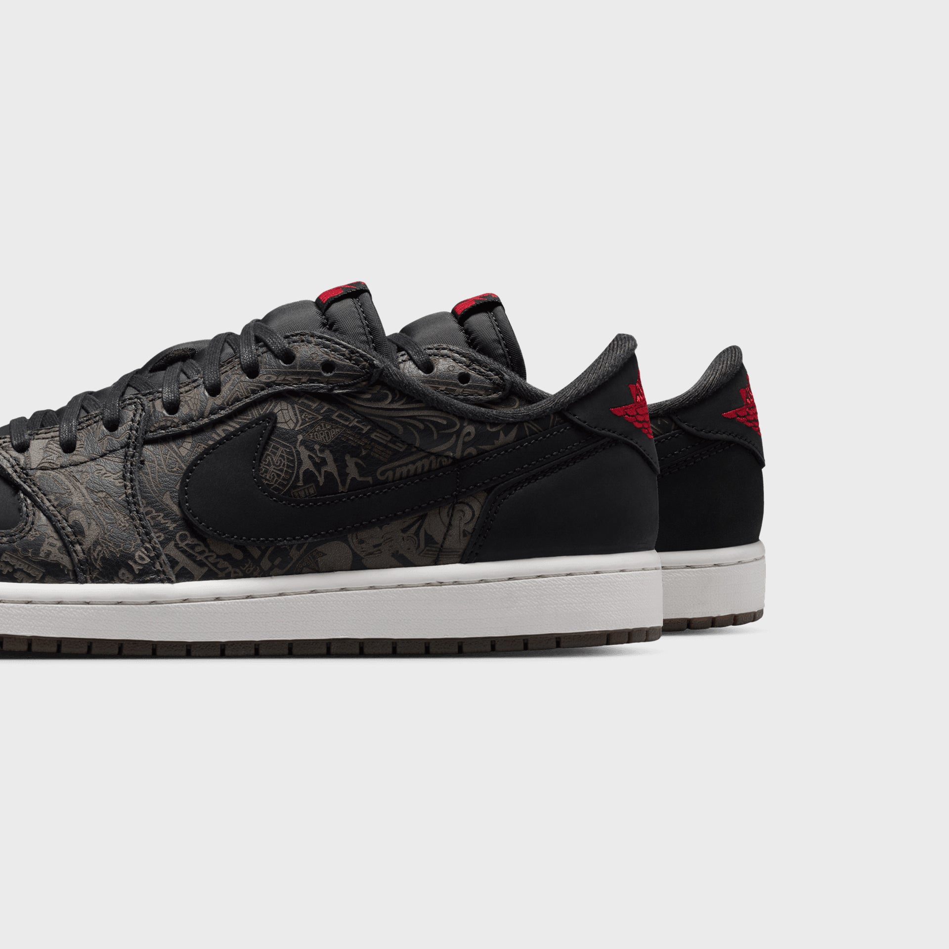 Jordan Air Jordan 1 Low OG LS - Black / University Red / Palomino / Summit White