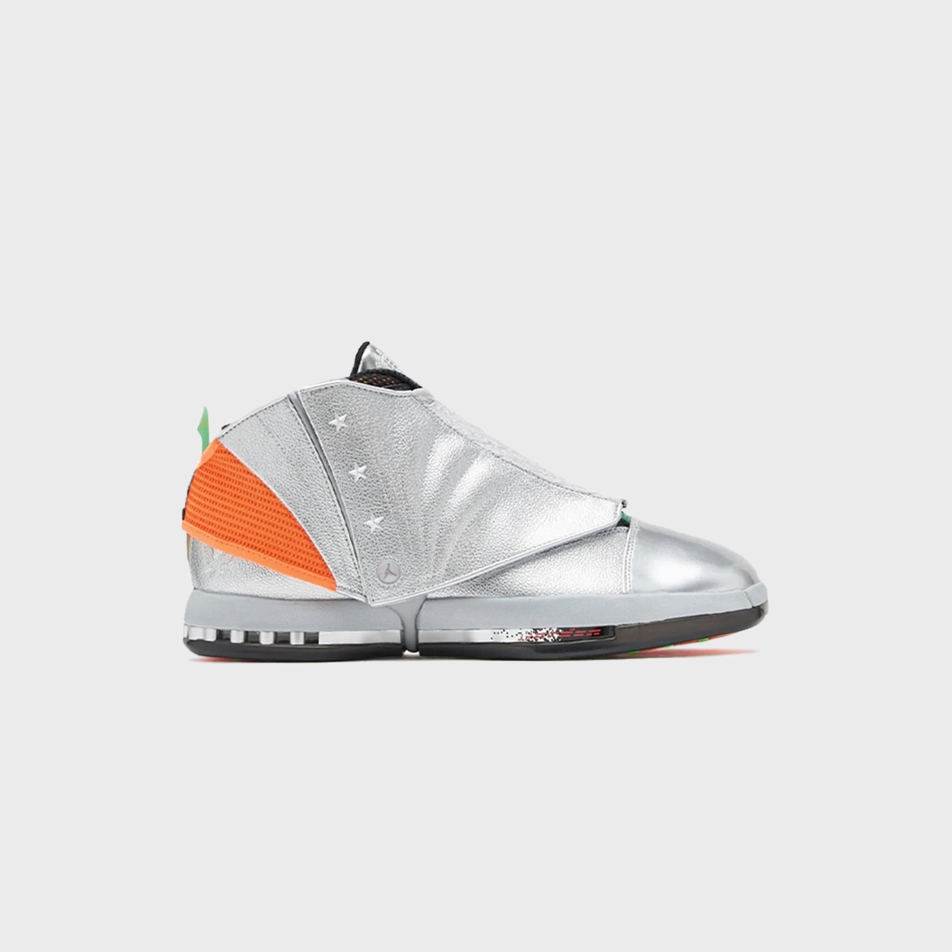 Jordan × Free The Youth Air Jordan 16 SP - Metallic Silver / Picante Red / Metallic Silver / Total Orange