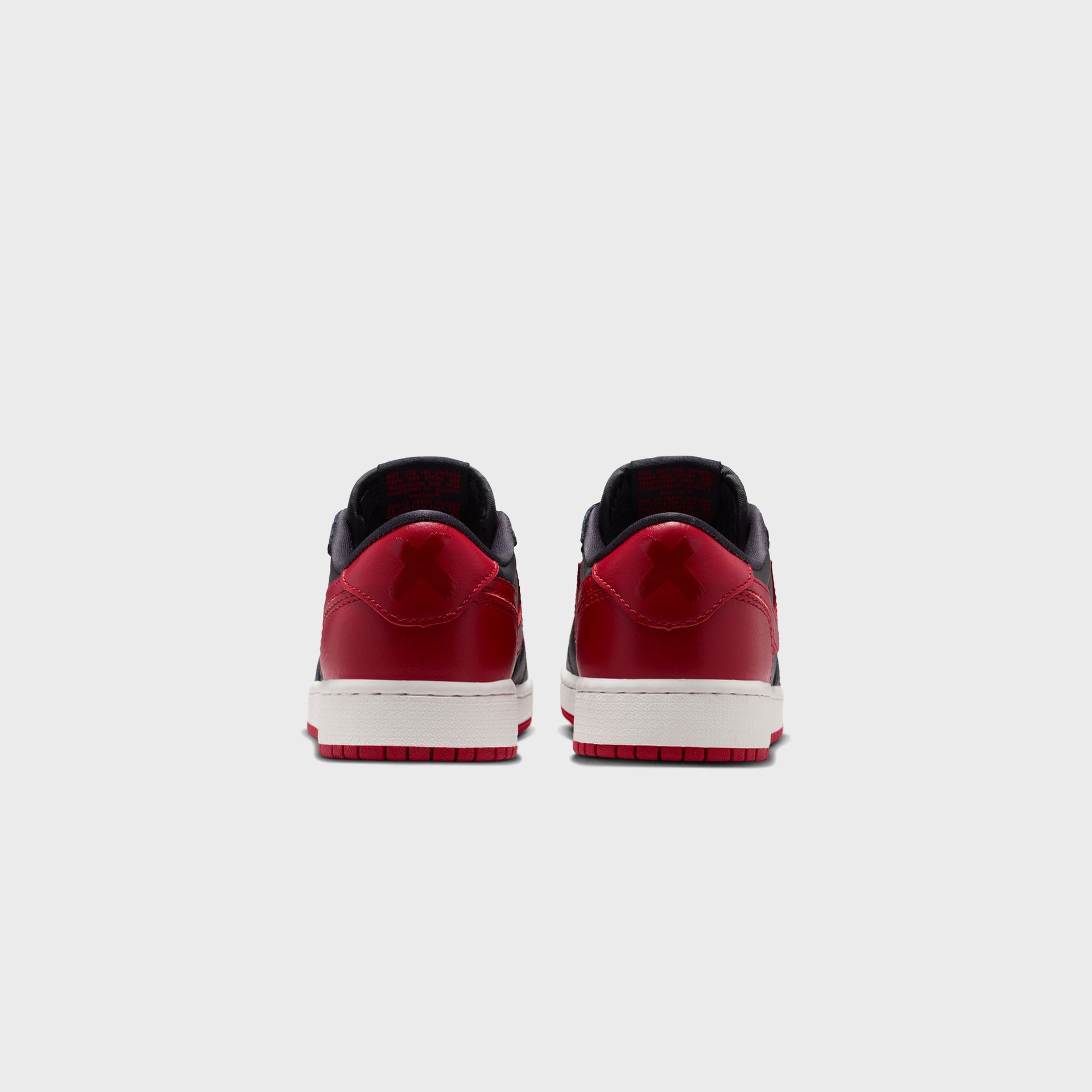 Jordan GS Air Jordan 1 Low OG - Black / Black / Varsity Red / Summit White