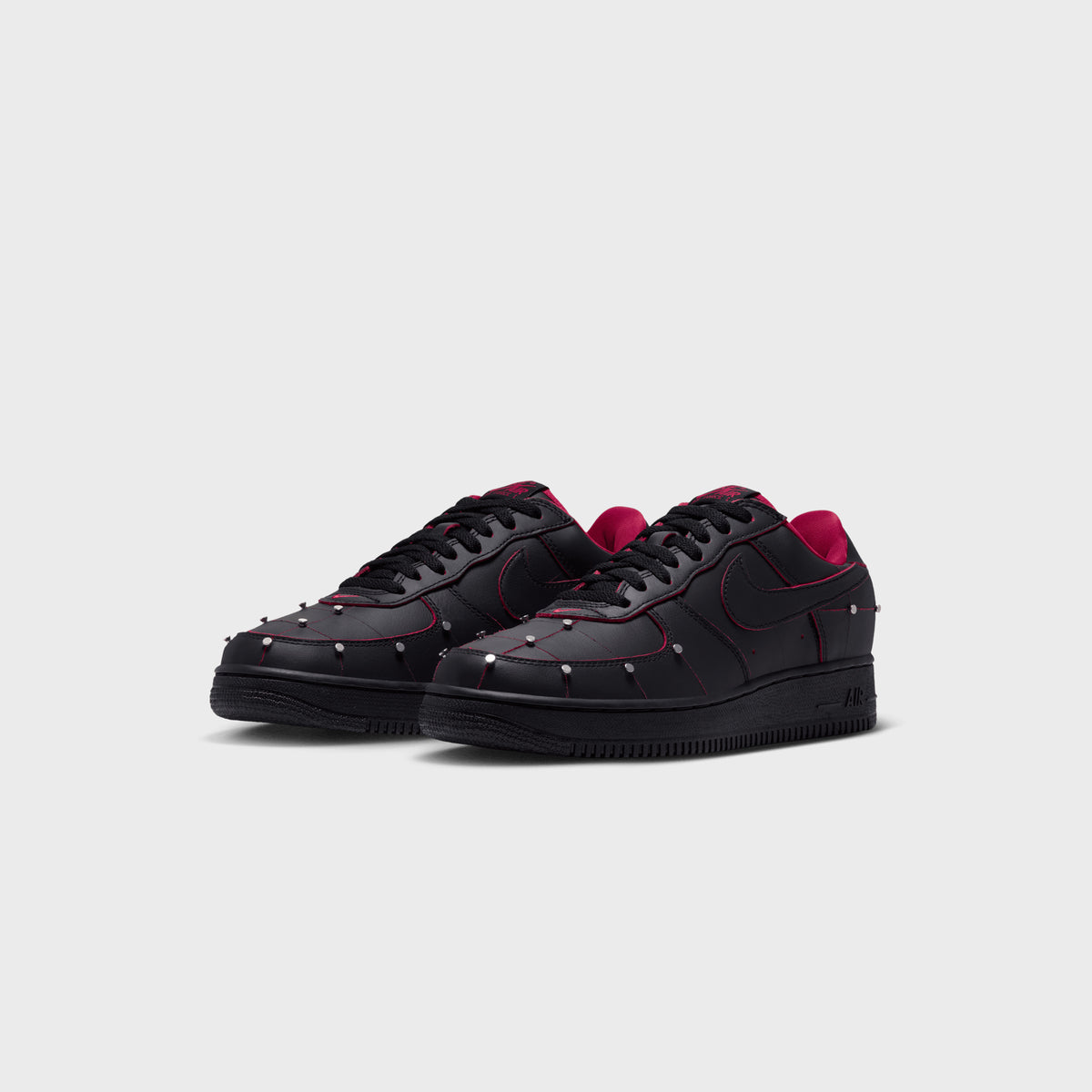 Nike Air Force 1 '01 - Black / Gym Red / Metallic Silver
