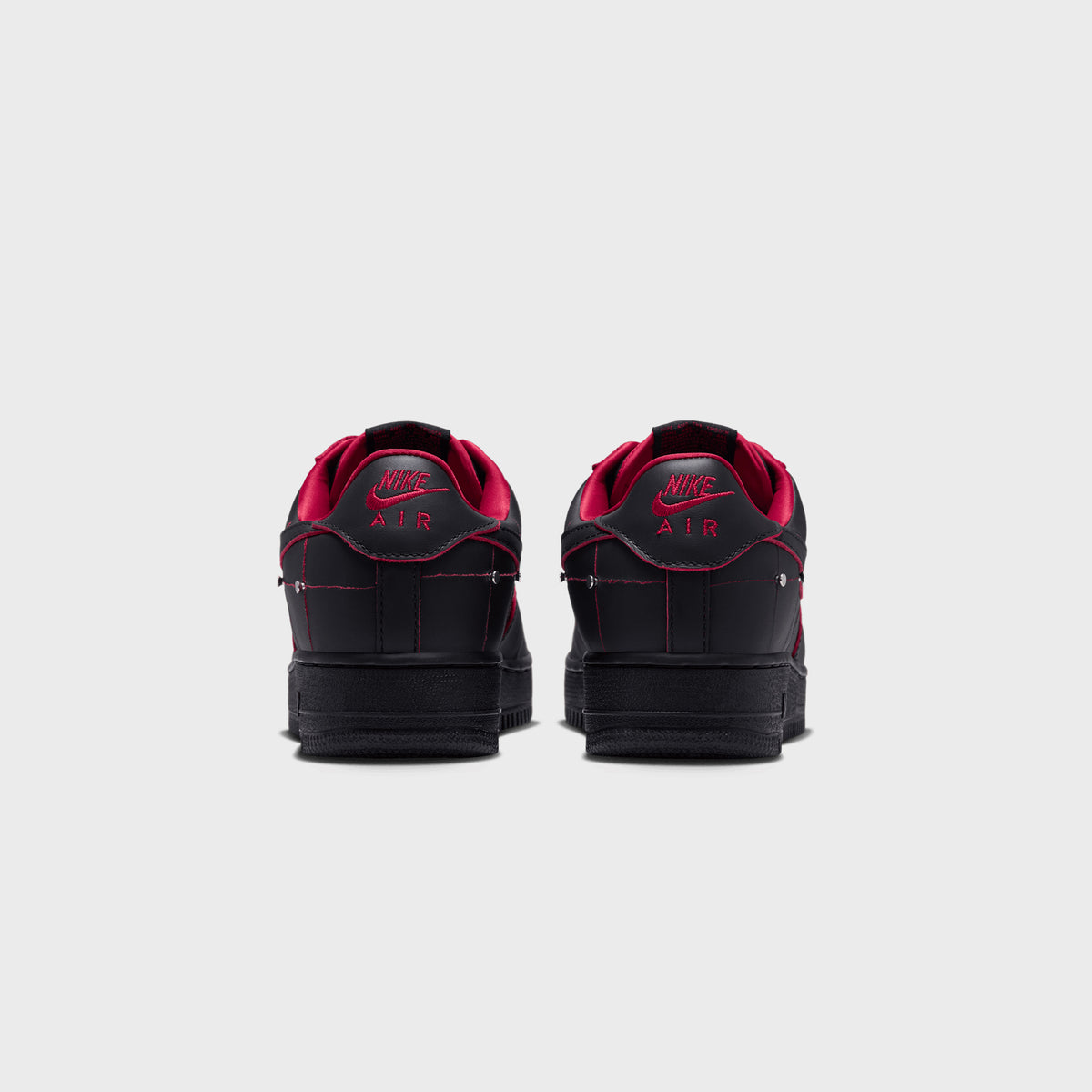 Nike Air Force 1 '01 - Black / Gym Red / Metallic Silver
