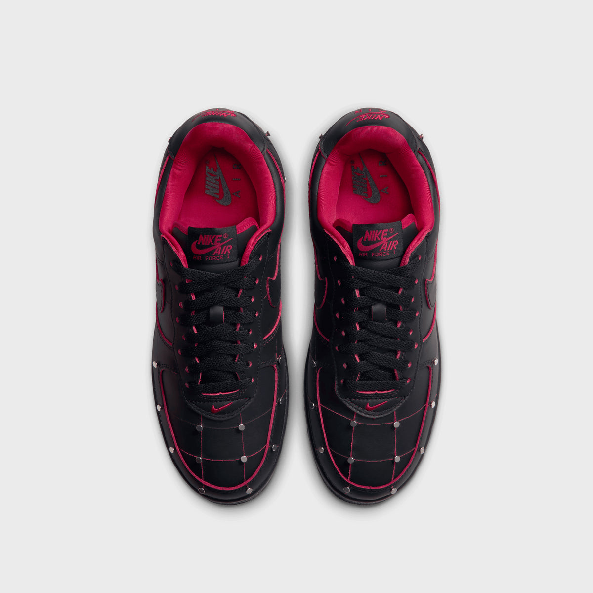 Nike Air Force 1 '01 - Black / Gym Red / Metallic Silver