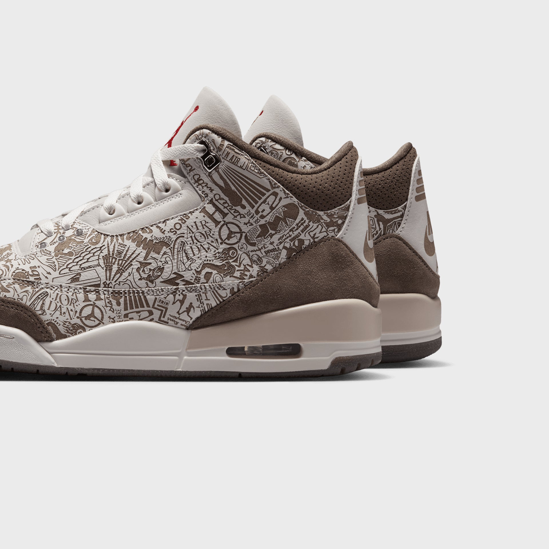 Jordan Air Jordan 3 Retro - Phantom / Palomino / University Red