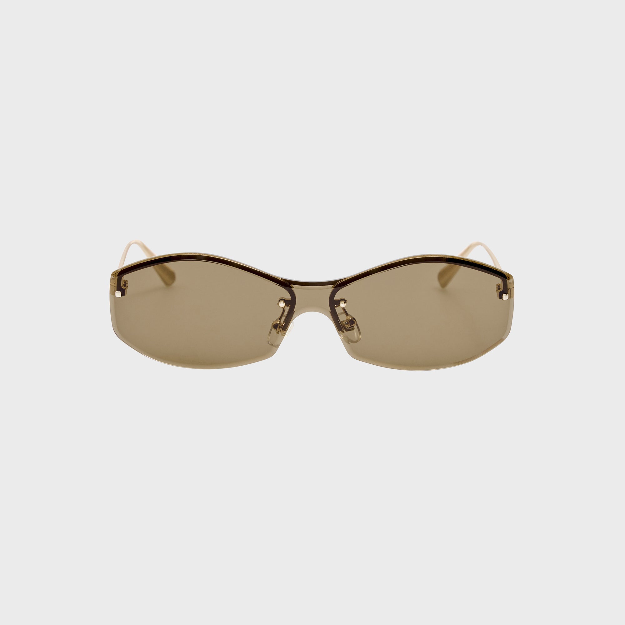 ユミムエ Jacquemus Miami Frames - Light Gold / Brown – Kith Japan