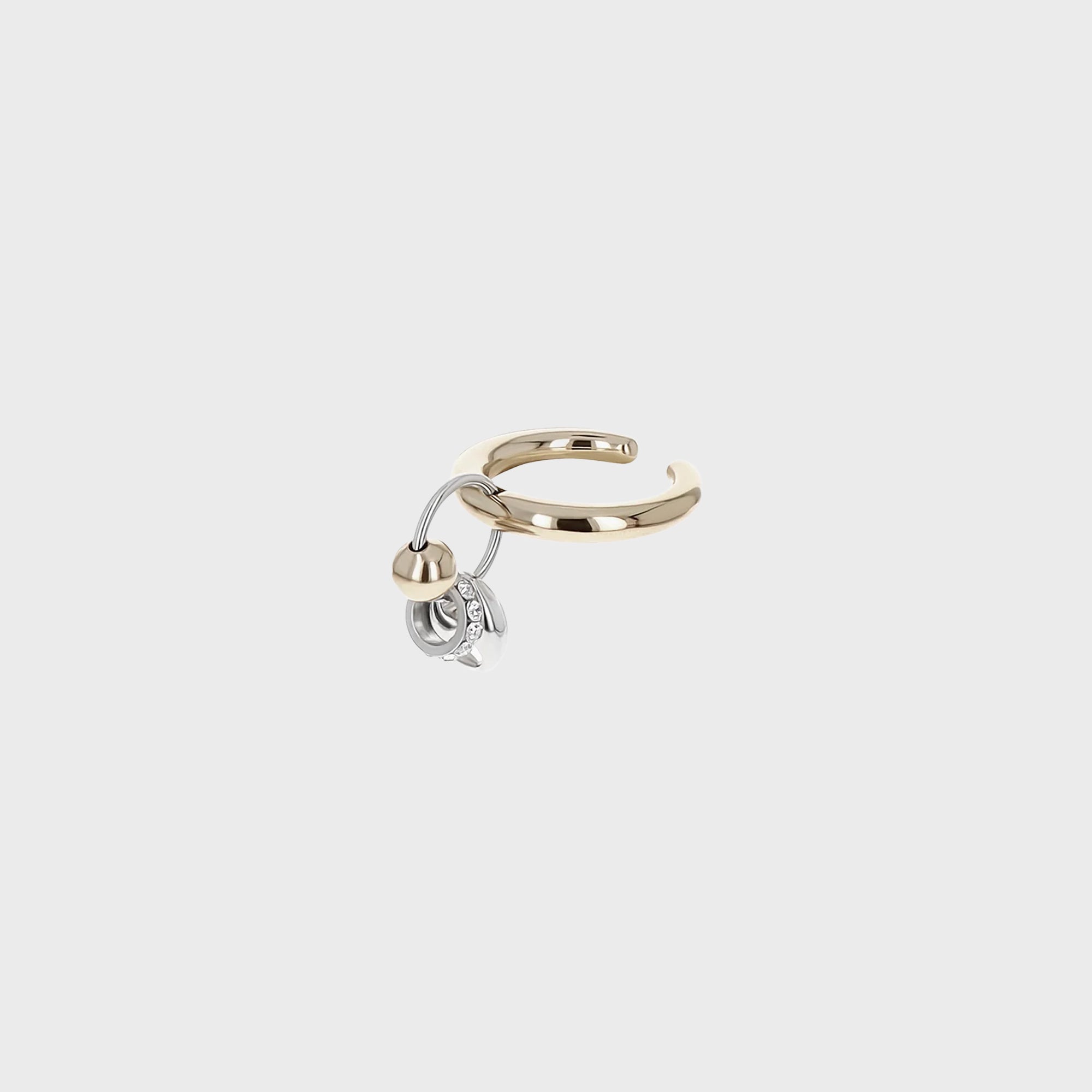 JUSTINE CLENQUET Aimee Ring - Gold / Palladium – Kith Japan