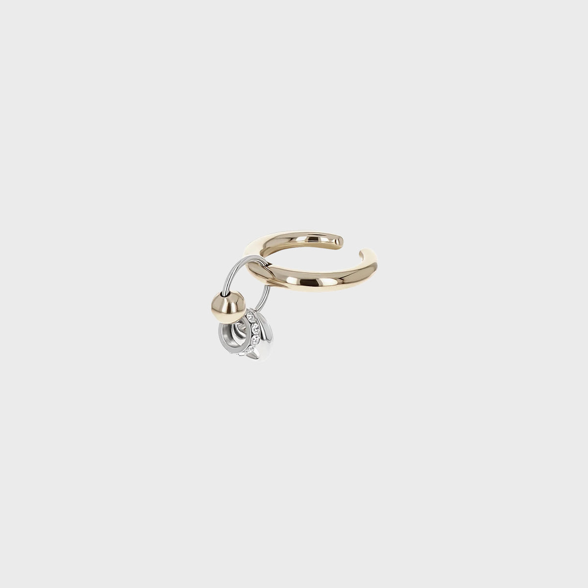 JUSTINE CLENQUET Aimee Ring - Gold / Palladium