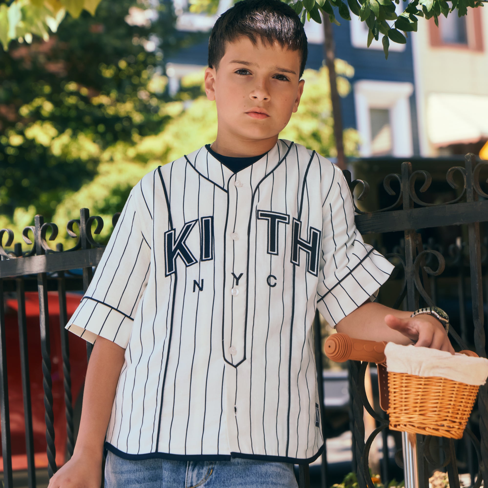 Kith Kids Blocked Hooded Milo Track Jacket - Nocturnal – Kith Japan