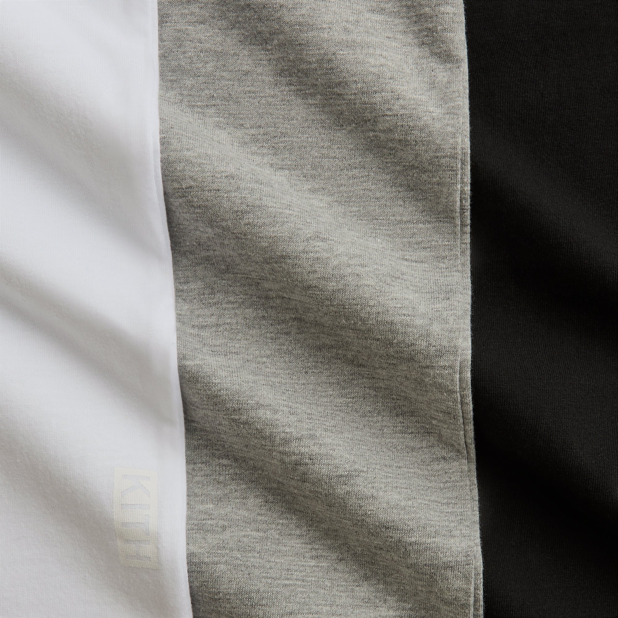 Kith 3-Pack Undershirt - White / Heather Grey / Black – Kith Japan
