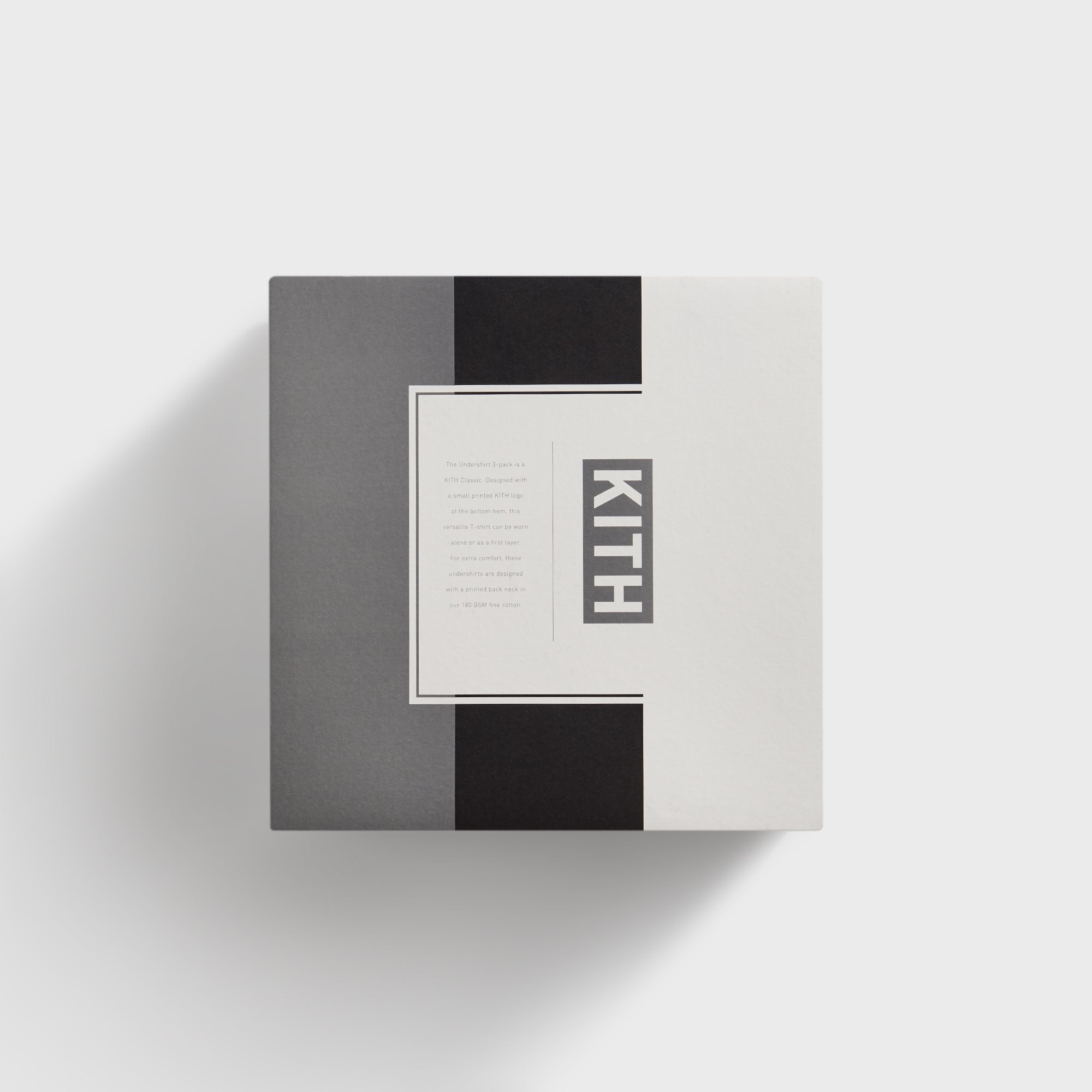 Kith 3-Pack Undershirt - White / Heather Grey / Black – Kith Japan