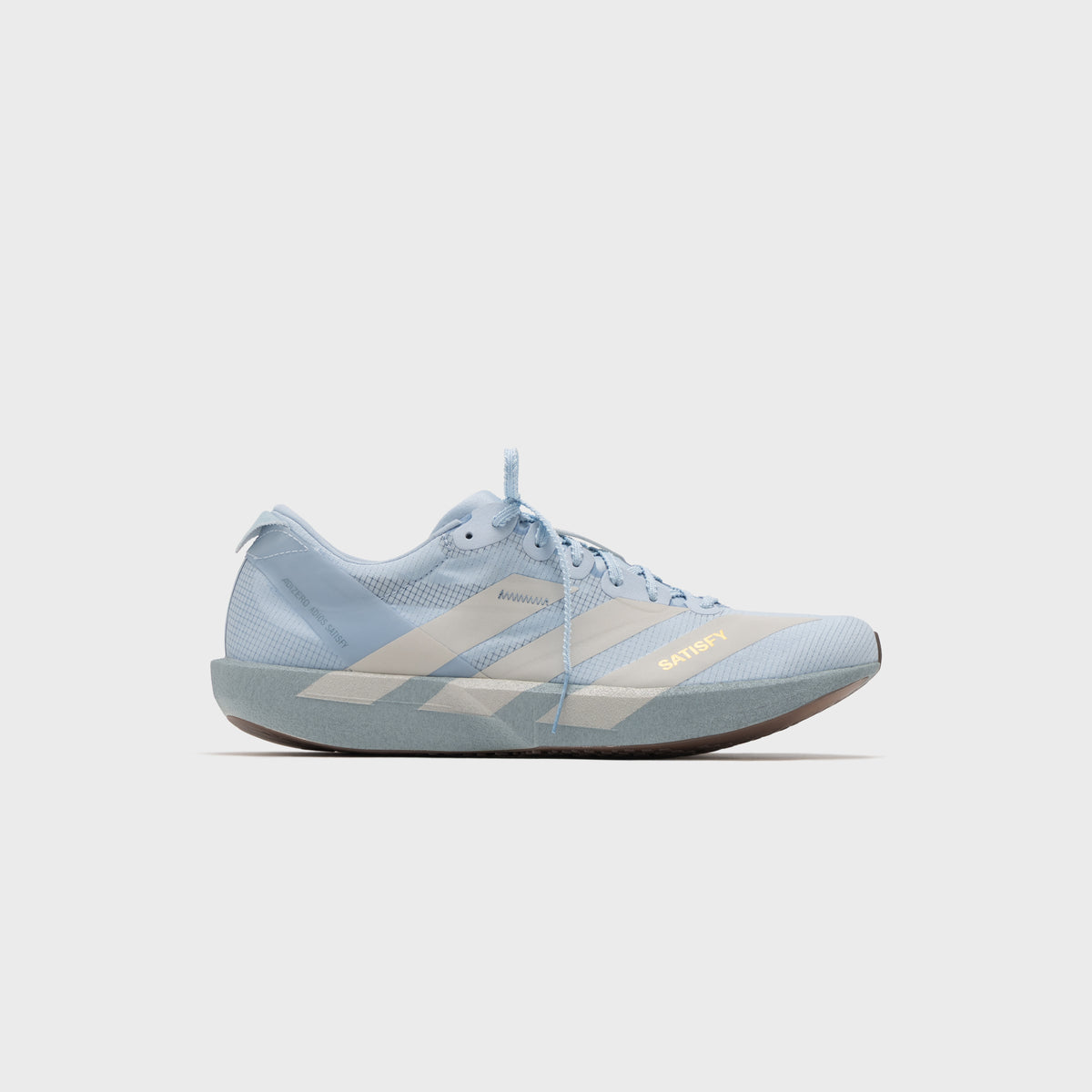 adidas x SATISFY Adizero Adios 9 - Wonder Blue / Pearl Metallic