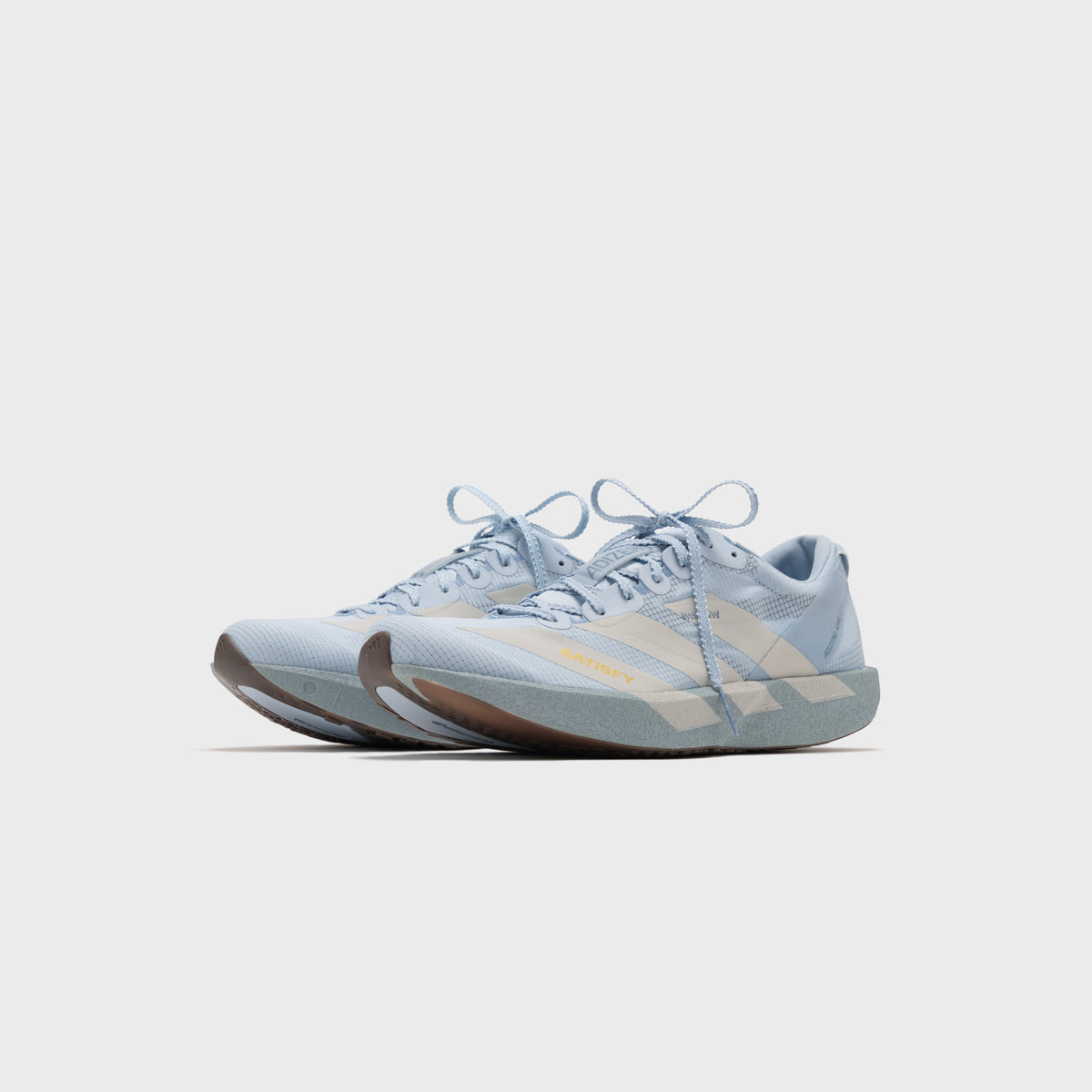 adidas x SATISFY Adizero Adios 9 - Wonder Blue / Pearl Metallic