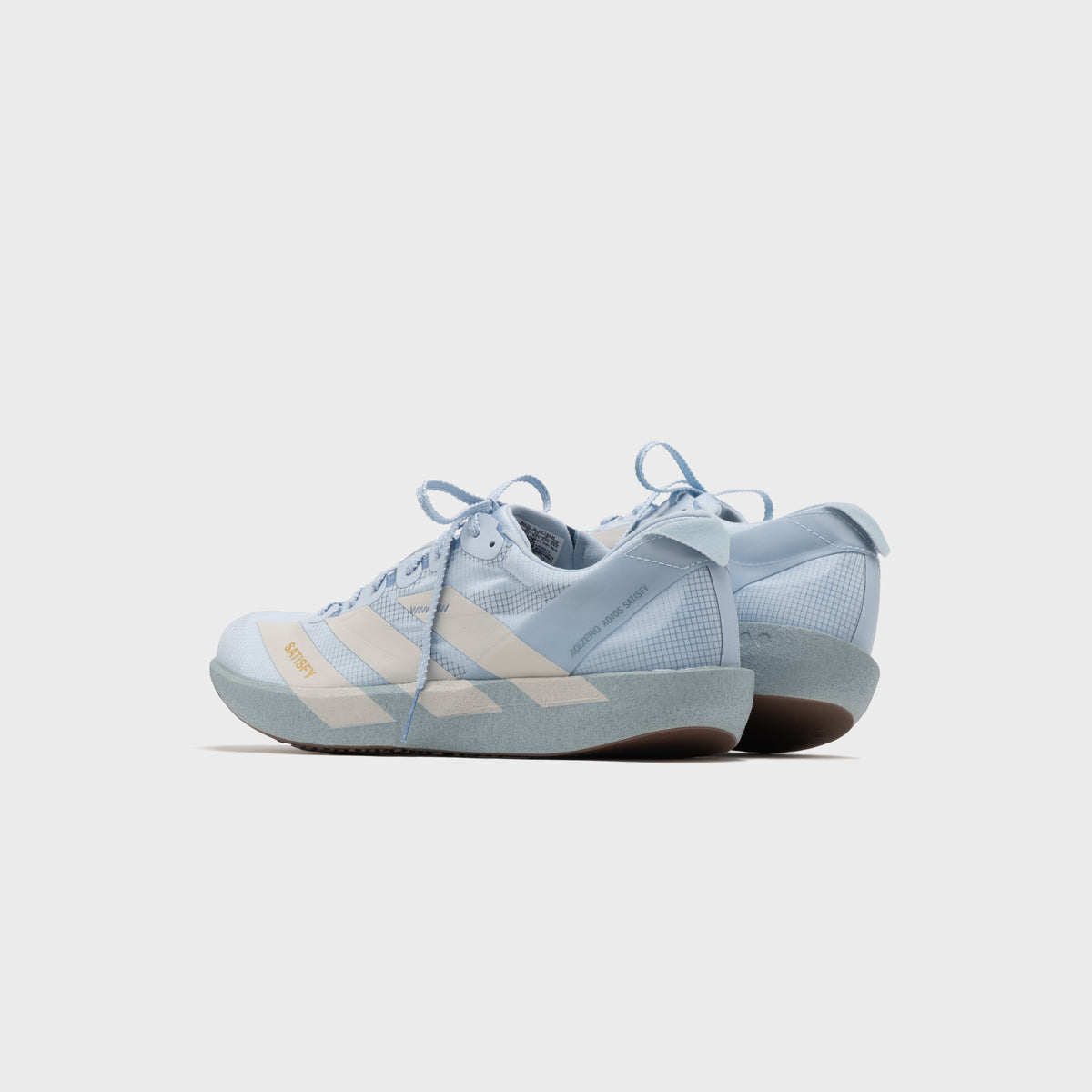 adidas x SATISFY Adizero Adios 9 - Wonder Blue / Pearl Metallic