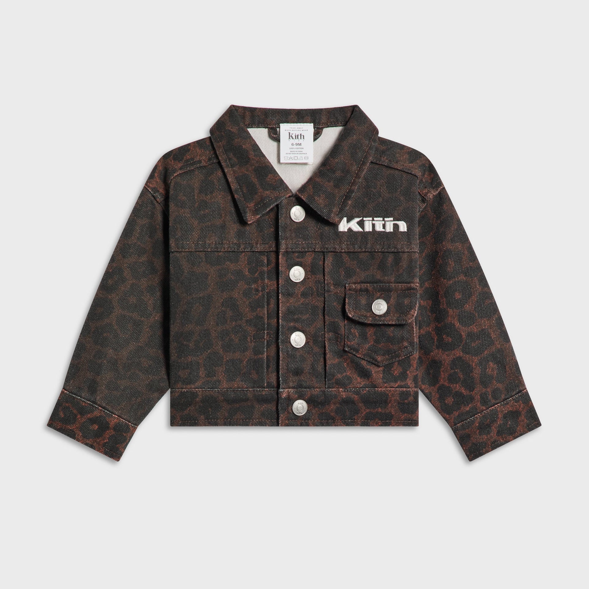 Kith Baby Leopard Alonzo Denim Jacket - Incognito