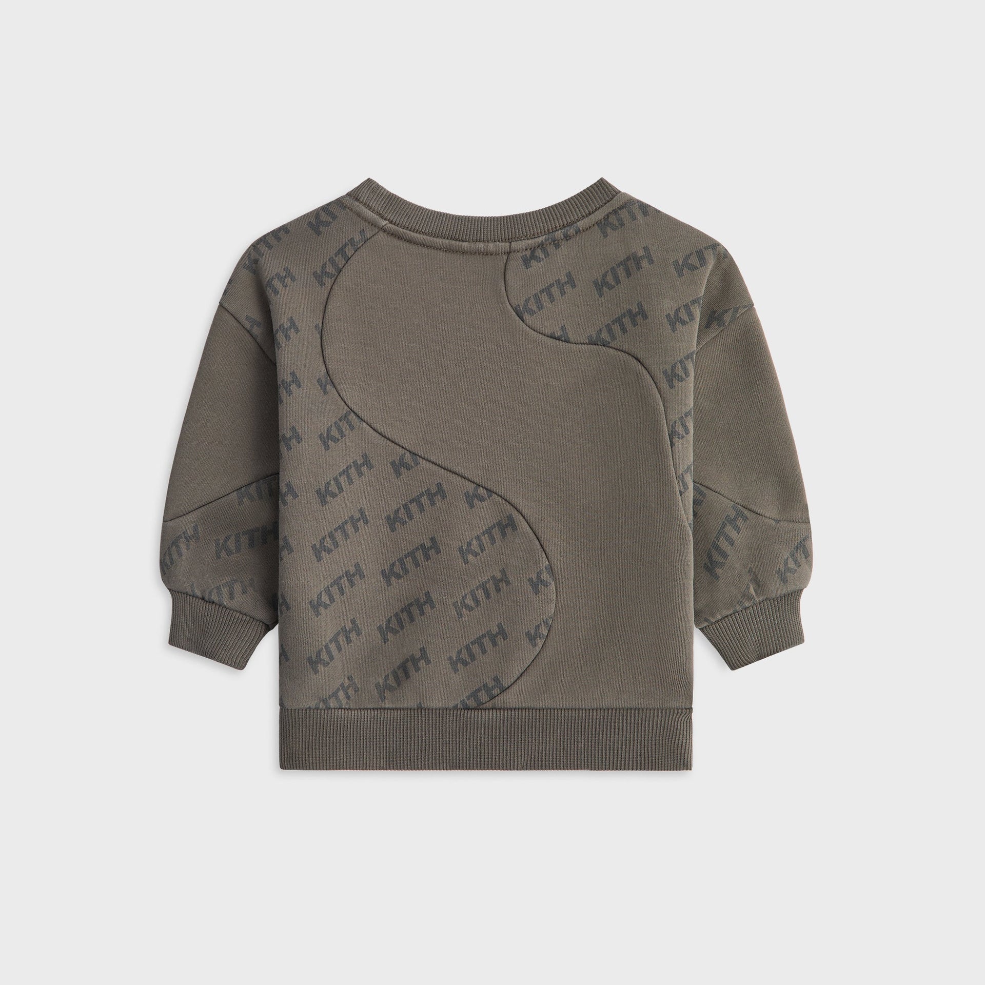 Kith Baby Blocked Monogram Nelson Sweatshirt - Fuel