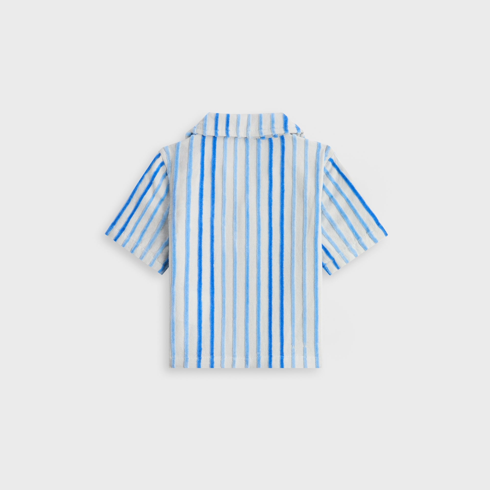 Kith Baby Chenille Stripe Thompson Camp Shirt - Cornflower – Kith