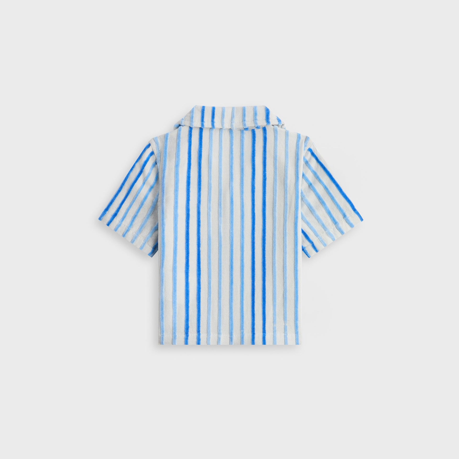 Kith Baby Chenille Stripe Thompson Camp Shirt - Cornflower