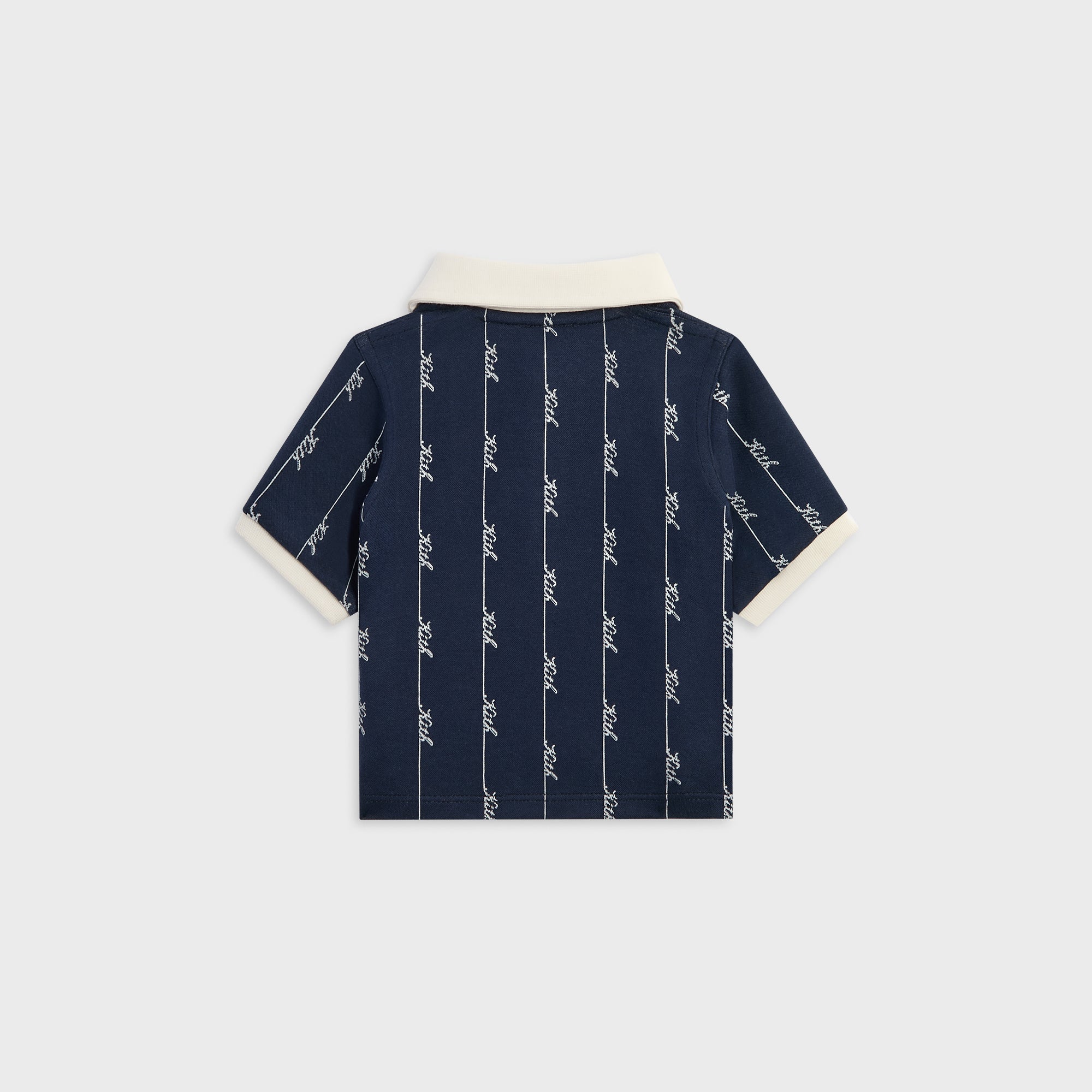 Kith Baby Script Knit Tilden Polo - Nocturnal – Kith Japan