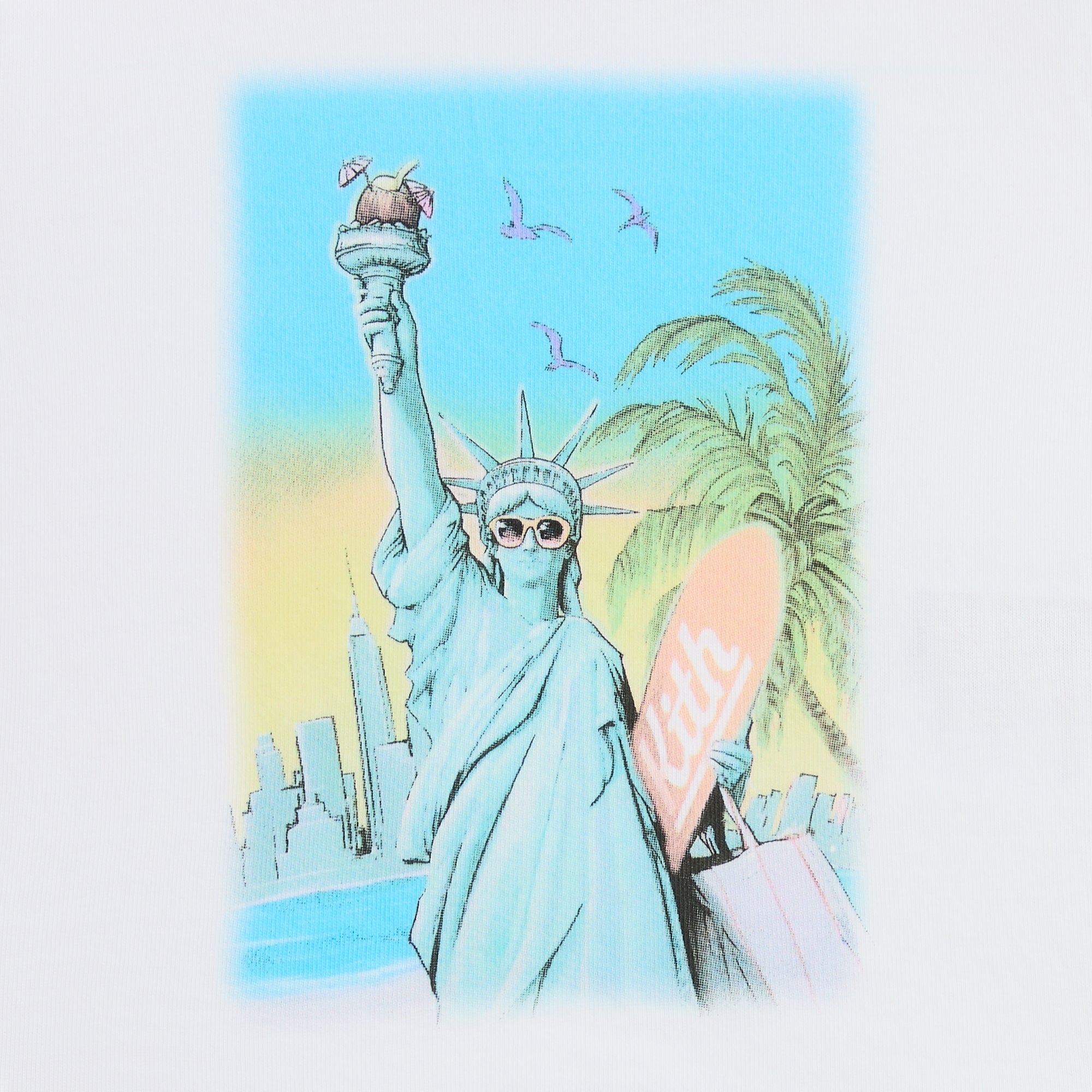 Kith Baby Lady Liberty Vintage Graphic Tee - White – Kith Japan