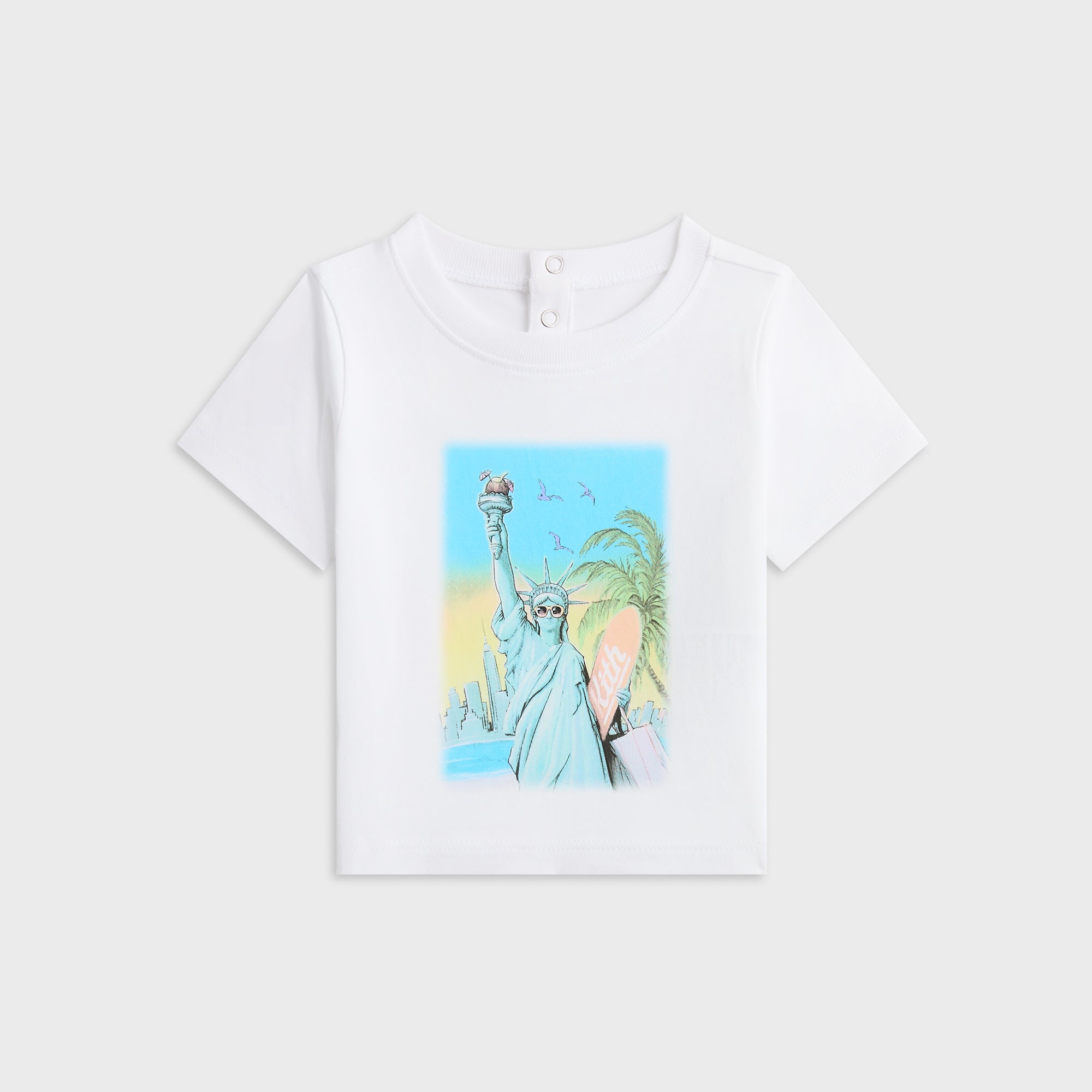 新品未開封 KITH ライトブルー Tシャツ 3T Kith Kids Short Sleeve Nelson Crewneck - Cobalt – Kith Japan