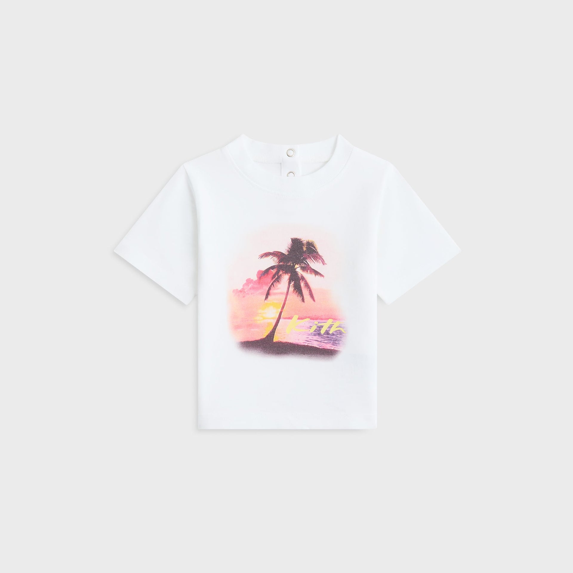 Kith Baby Sunset Palm Graphic Tee - White