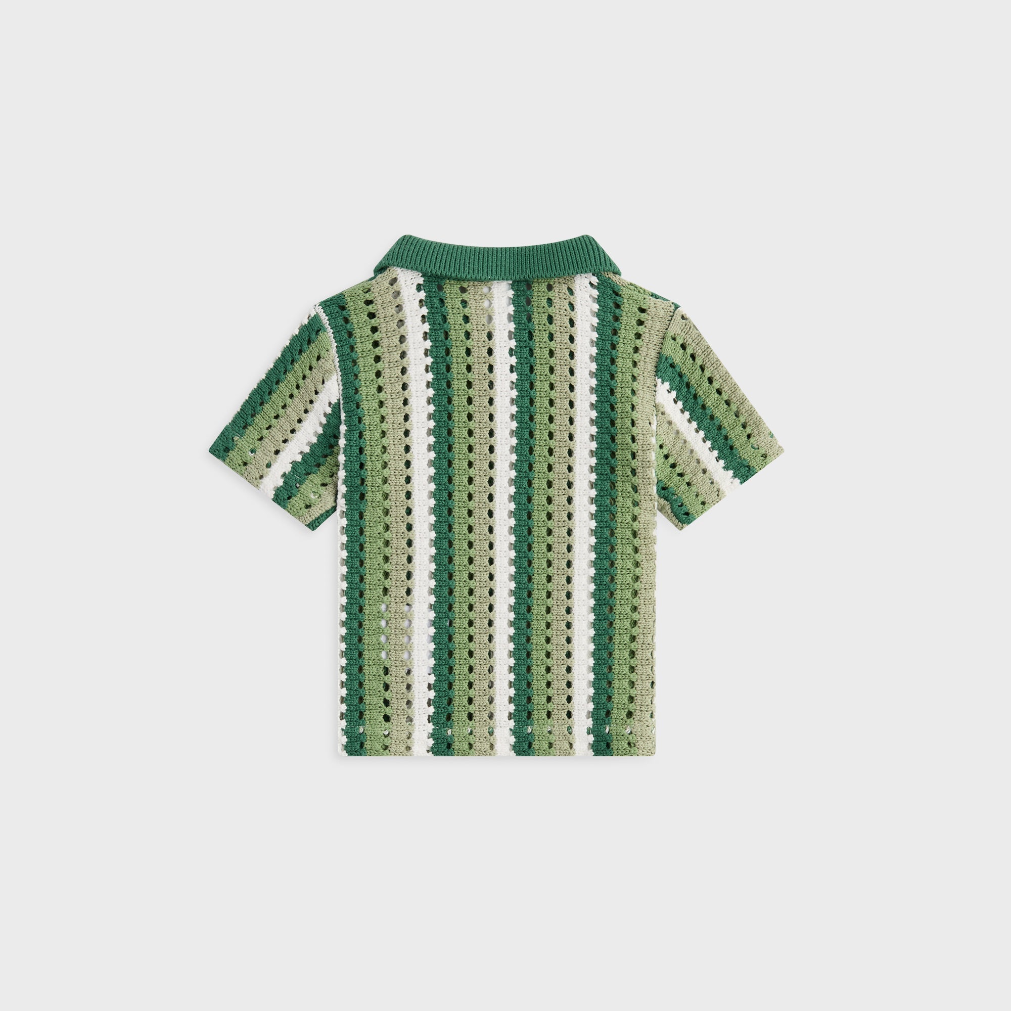 Kith Double Knit グリーン OS バケハ Kith Baby Open Knit Pullover Polo - Sage – Kith Japan