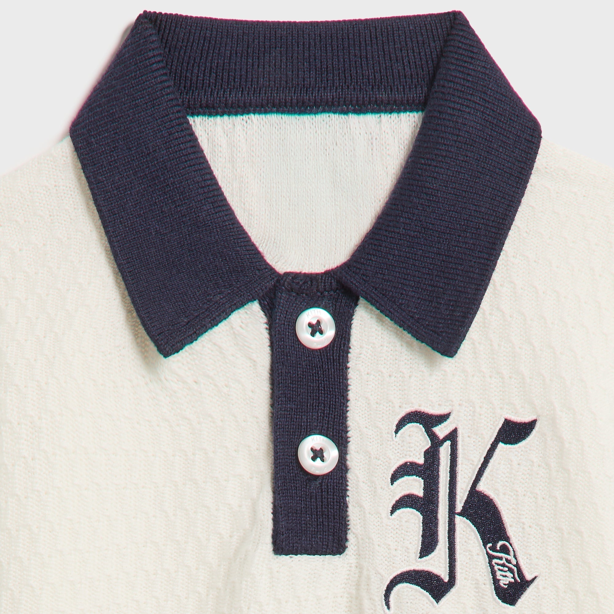 Kith Baby Knit Tilden Short Sleeve Polo Shirt - Silk - PH – Kith Japan