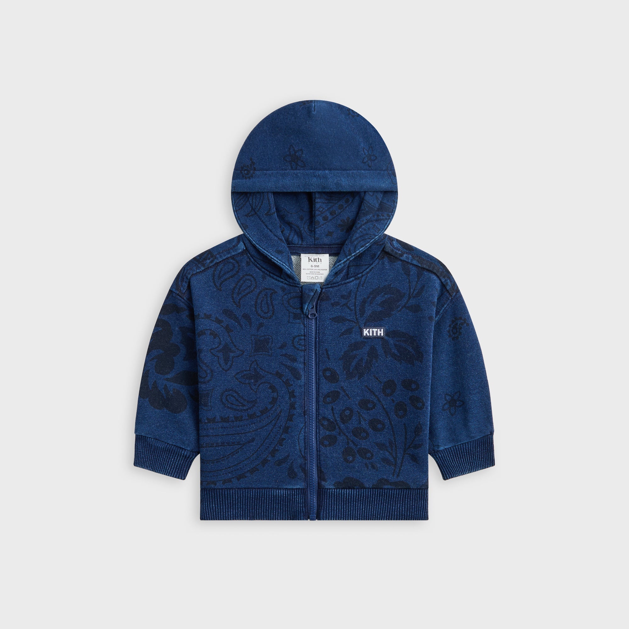 Kith Baby Full Zip Hoodie - Dark Indigo - PH – Kith Japan