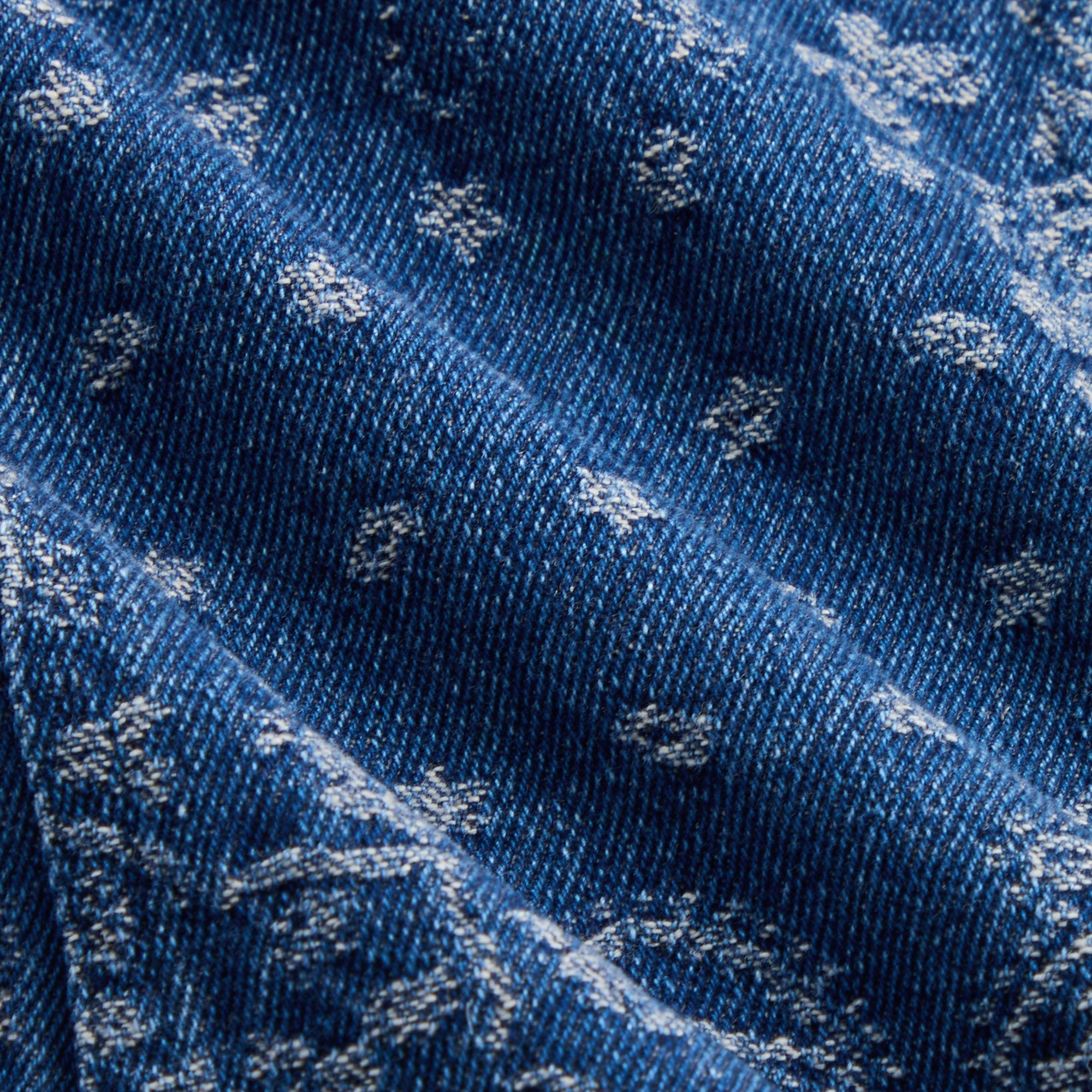 Kith Baby Paisley Hooded Ginza Shirt - Medium Indigo – Kith Japan