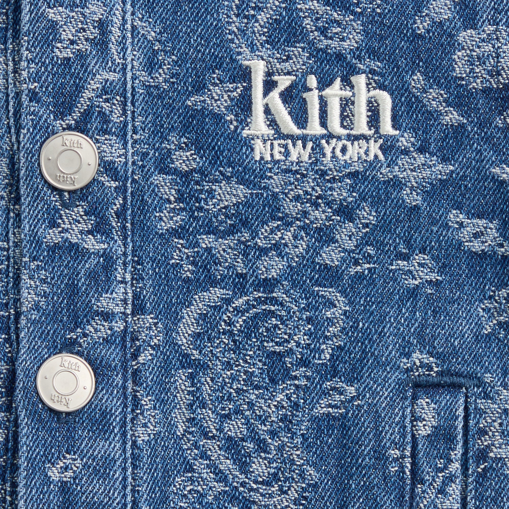 Kith Baby Paisley Hooded Ginza Shirt - Medium Indigo – Kith Japan