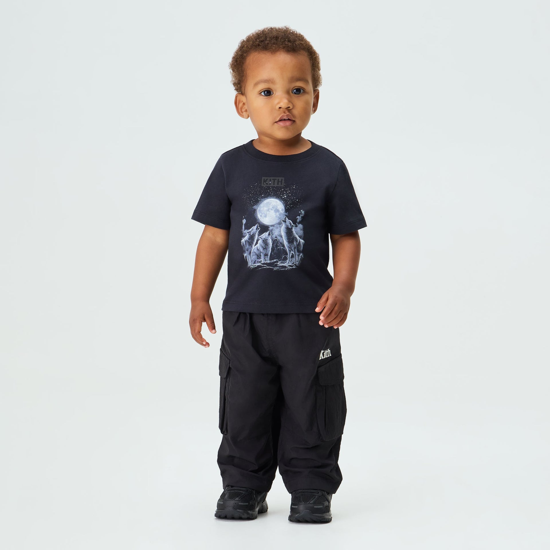 Kith Baby Coyote Short Sleeve Tee - Black