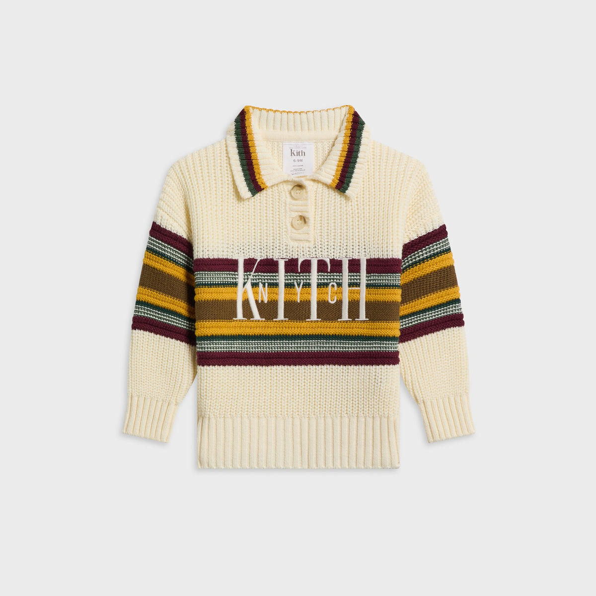 Kith Baby Chunky Knit Rugby Shirt - Sandrift