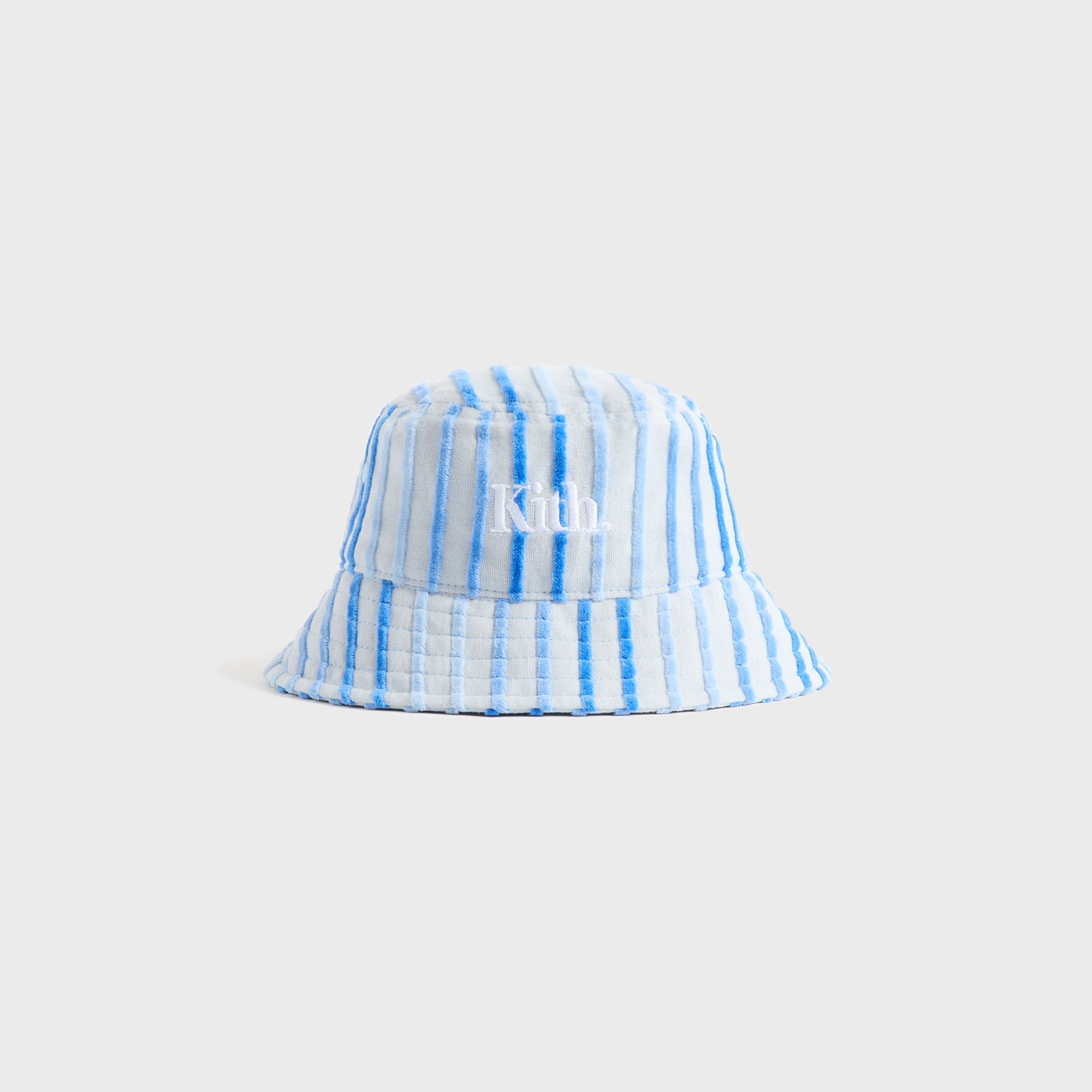 Kith Baby Chenille Stripe Dawson Bucket Hat - Cornflower – Kith Japan
