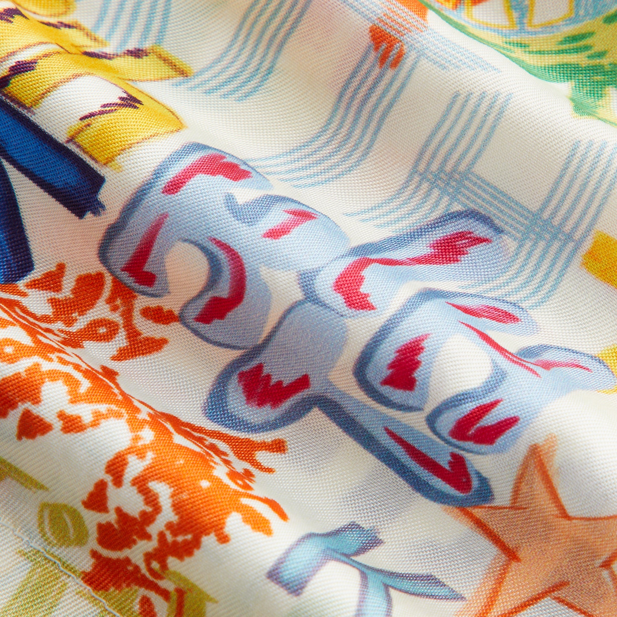 Kith Baby Sketched Monogram Thompson Camp Short - Silk – Kith Japan