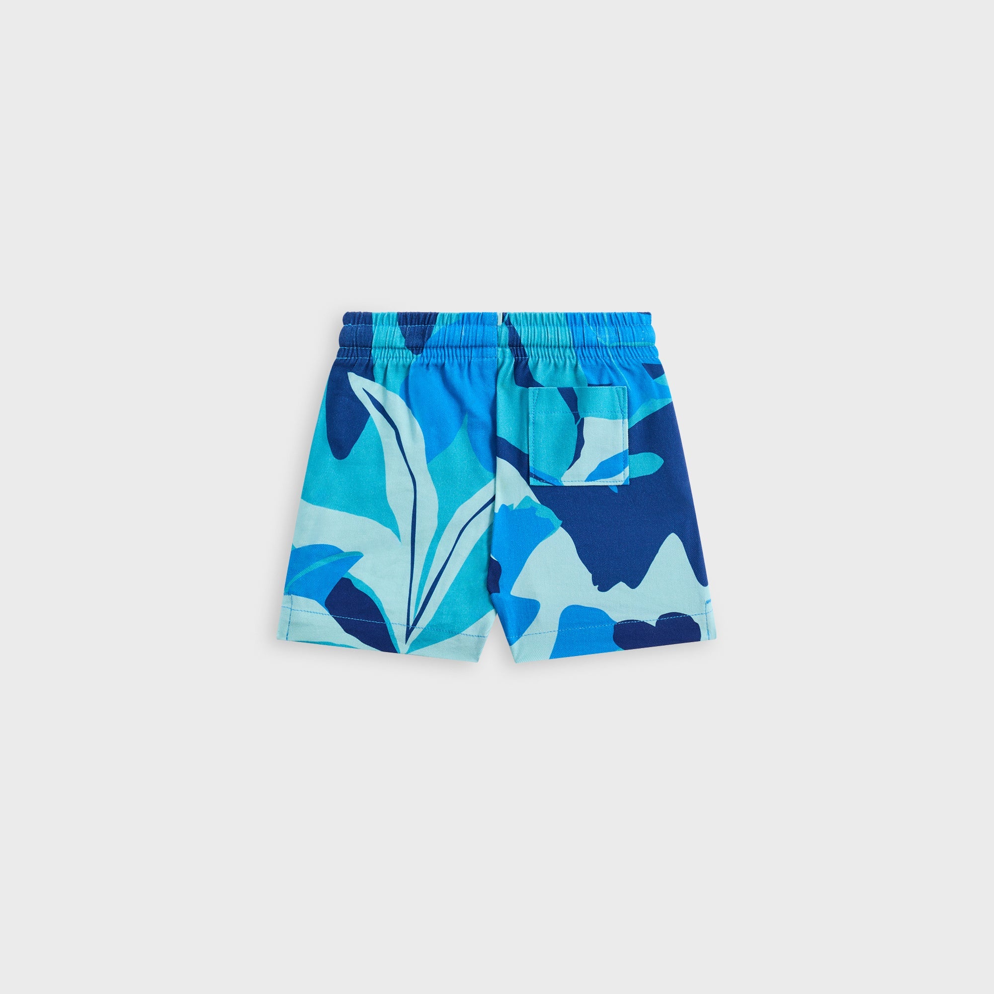 Kith Baby Abstract Tropical Thompson Camp Short - Turquoise – Kith