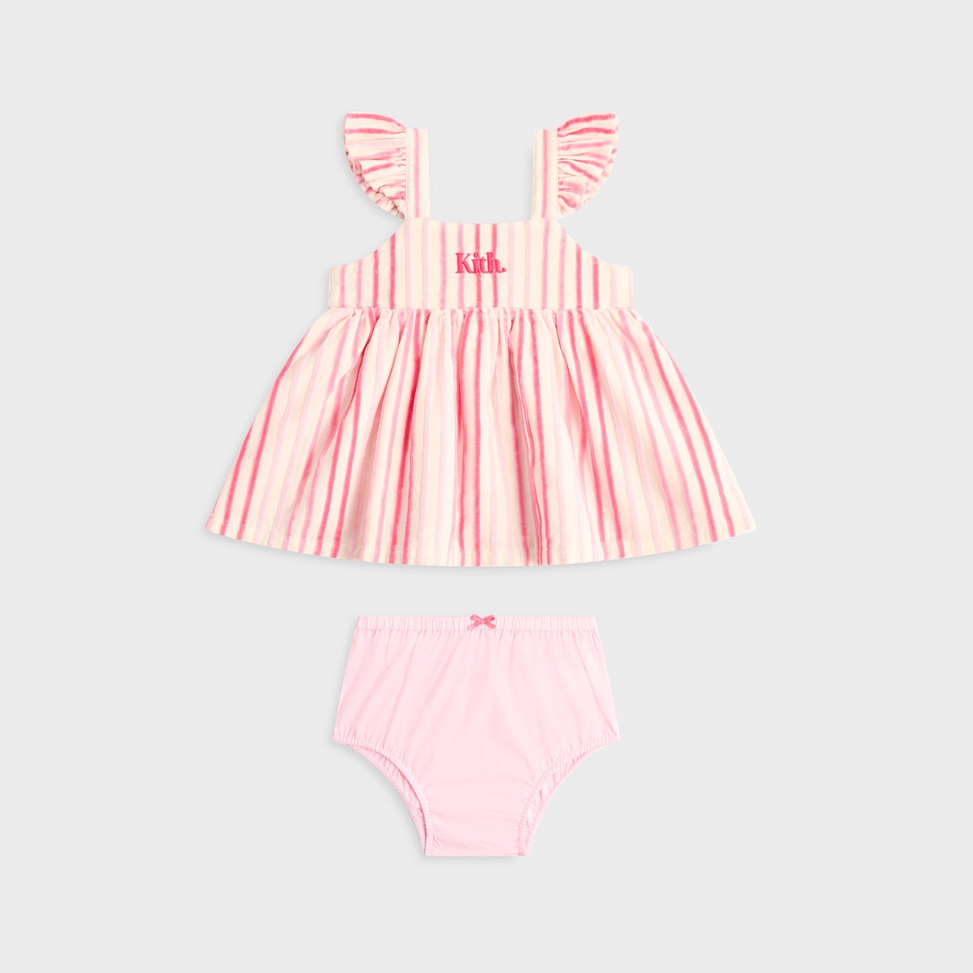 Kith Baby Chenille Stripe Amina Mini Dress - Protea