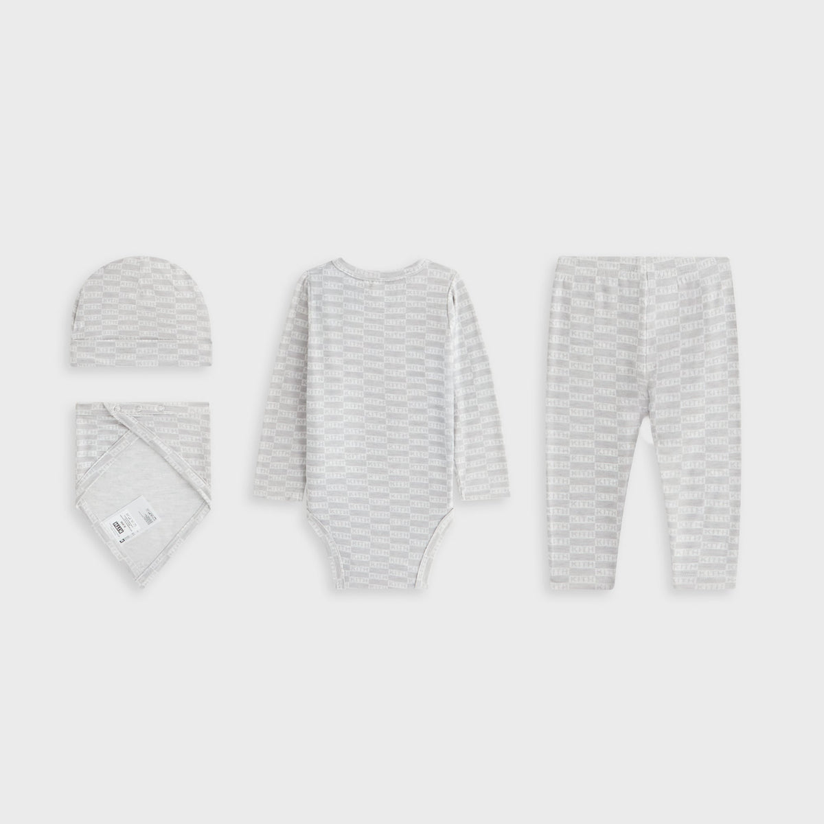 Kith Baby Monogram Box Gift Set - Light Heather Grey