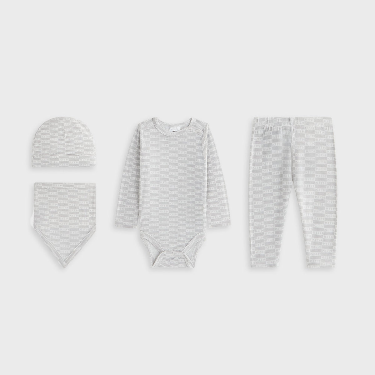 Kith Baby Monogram Box Gift Set - Light Heather Grey