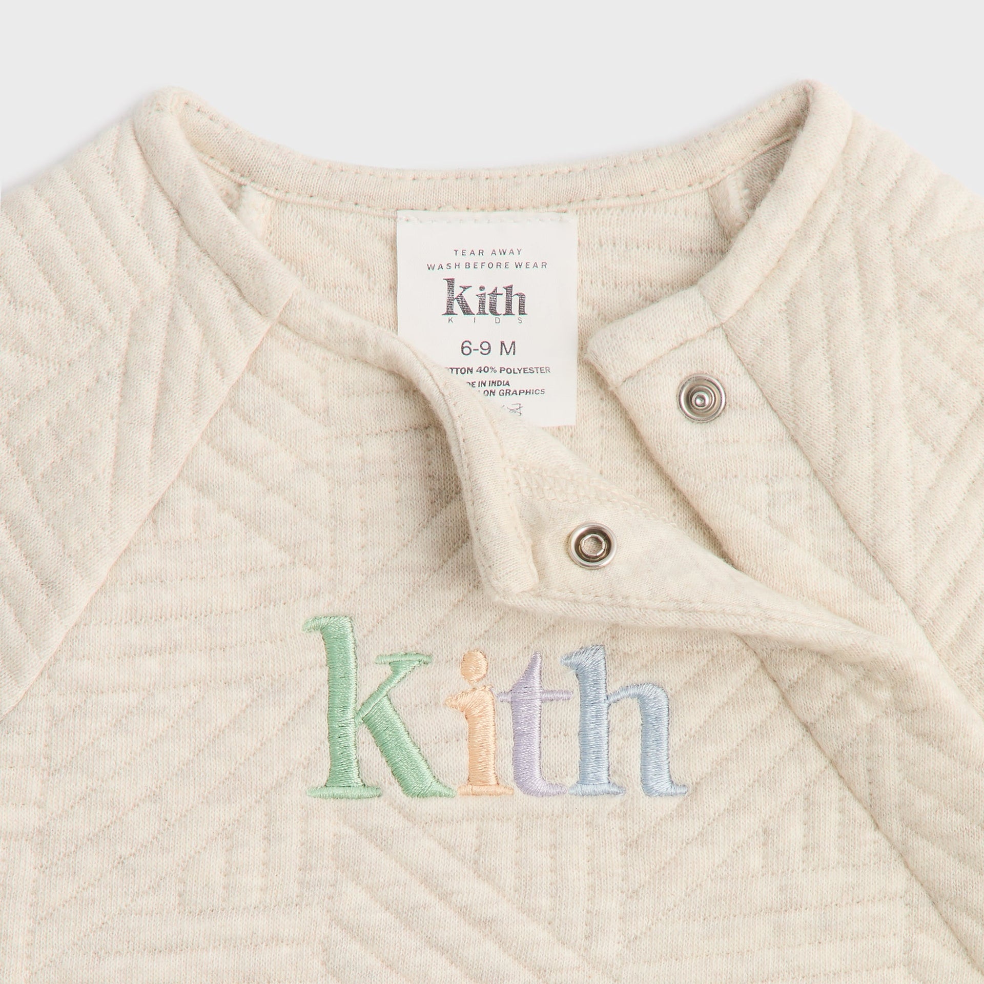 Kith Baby Quilted Coverall - Sandy Heather