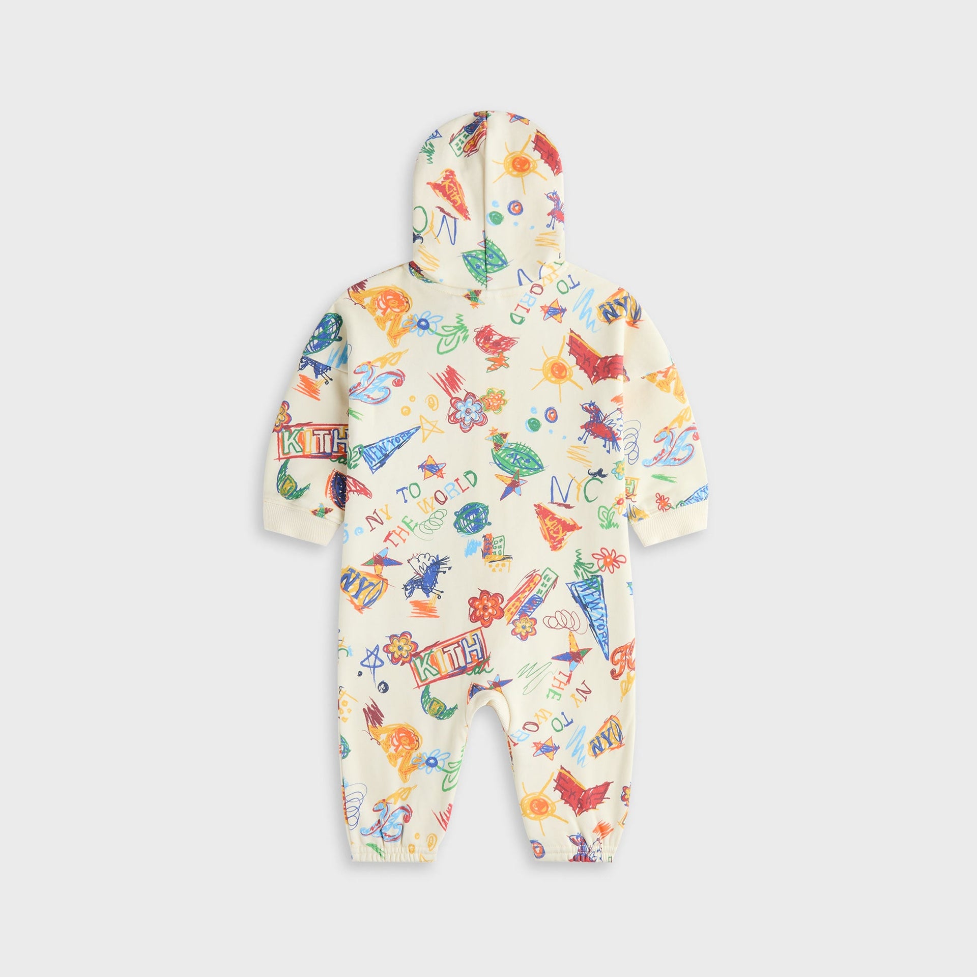 Kith Baby NY Sketchbook Nelson Coverall - Sandrift