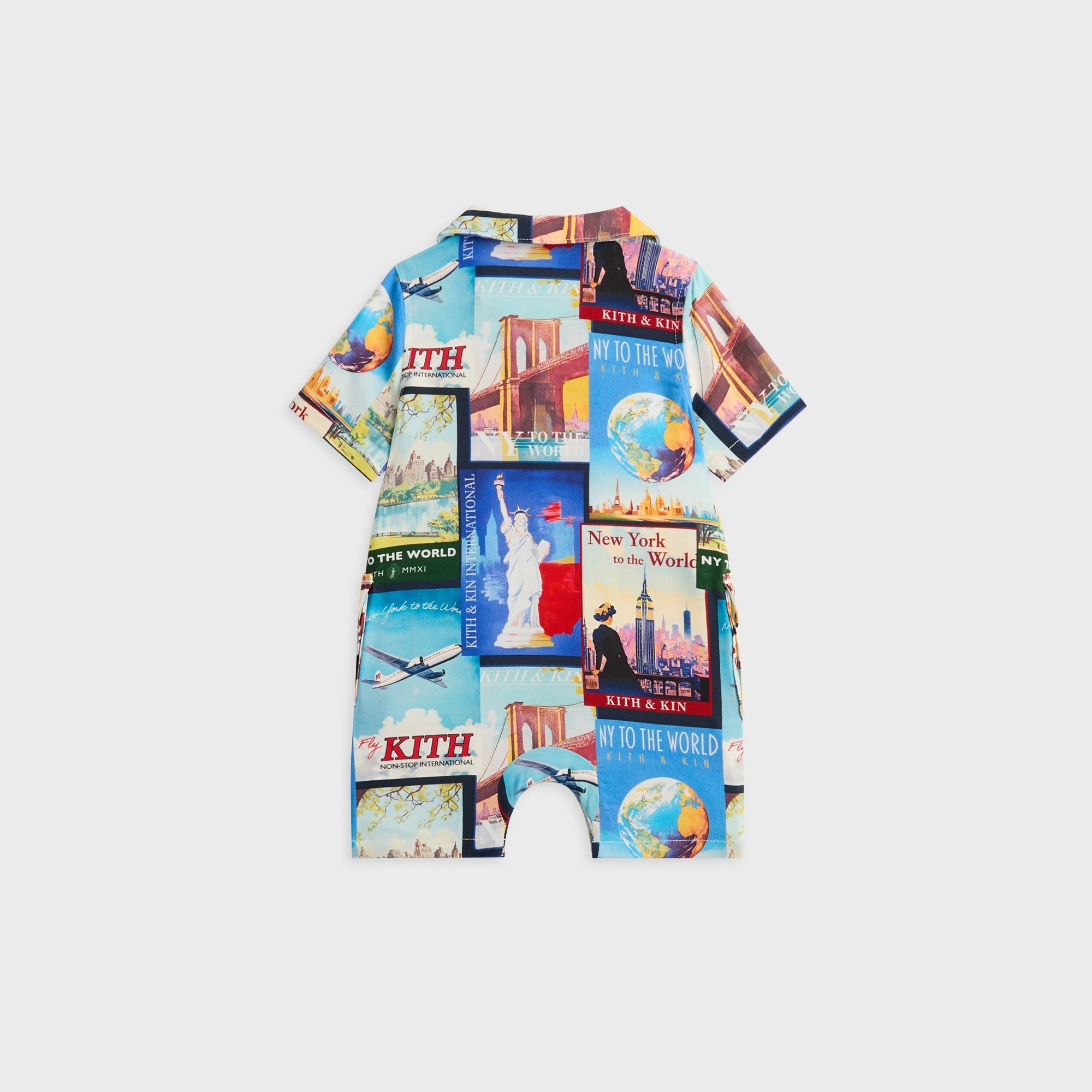 ちょっちゃん　KITH ウォルコット　ポケットショーツ　プレステージ Kith Baby World Travel Printed Belmont Shortall - Nocturnal - PH