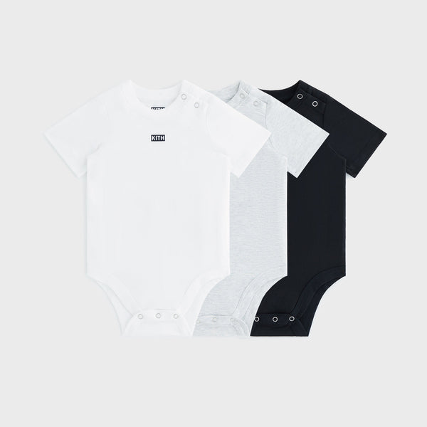 Kith Baby 3-Pack Origins Bodysuit - Black – Kith Japan
