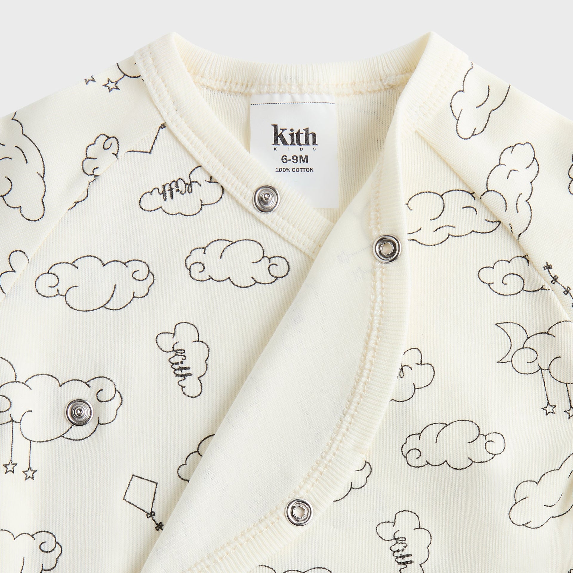 Kith Baby Printed Ribbed Bodysuit Set - Silk