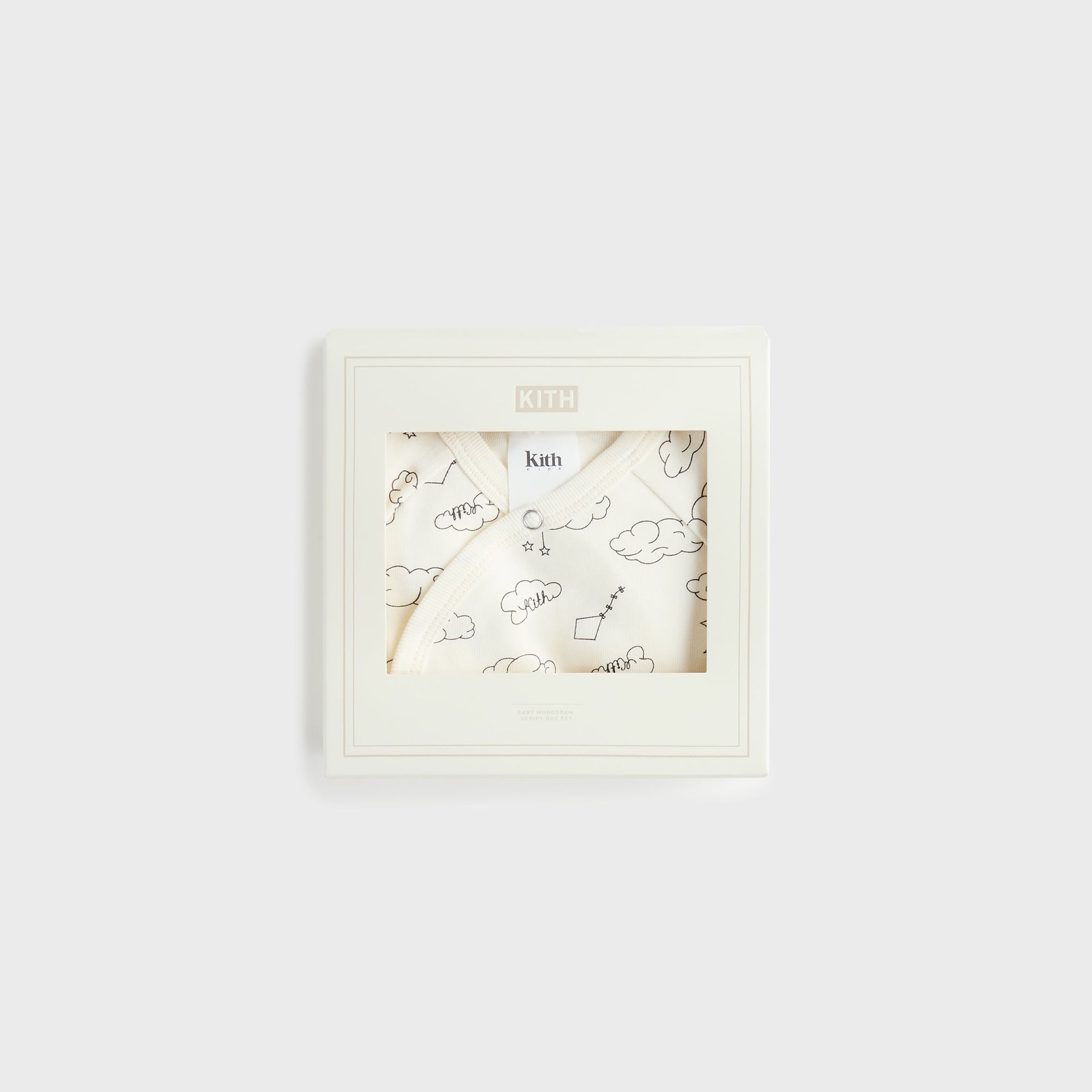 Kith Baby Printed Ribbed Bodysuit Set - Silk