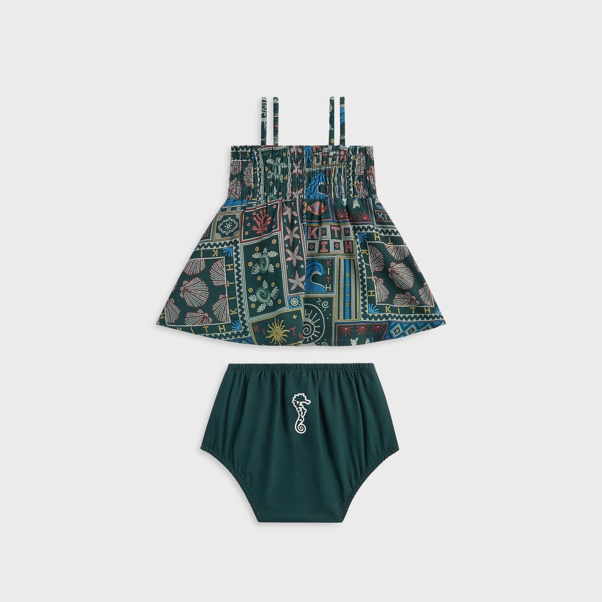 Kith Baby Beach Tile Dress Bloomer Set - Stadium - PH – Kith Japan