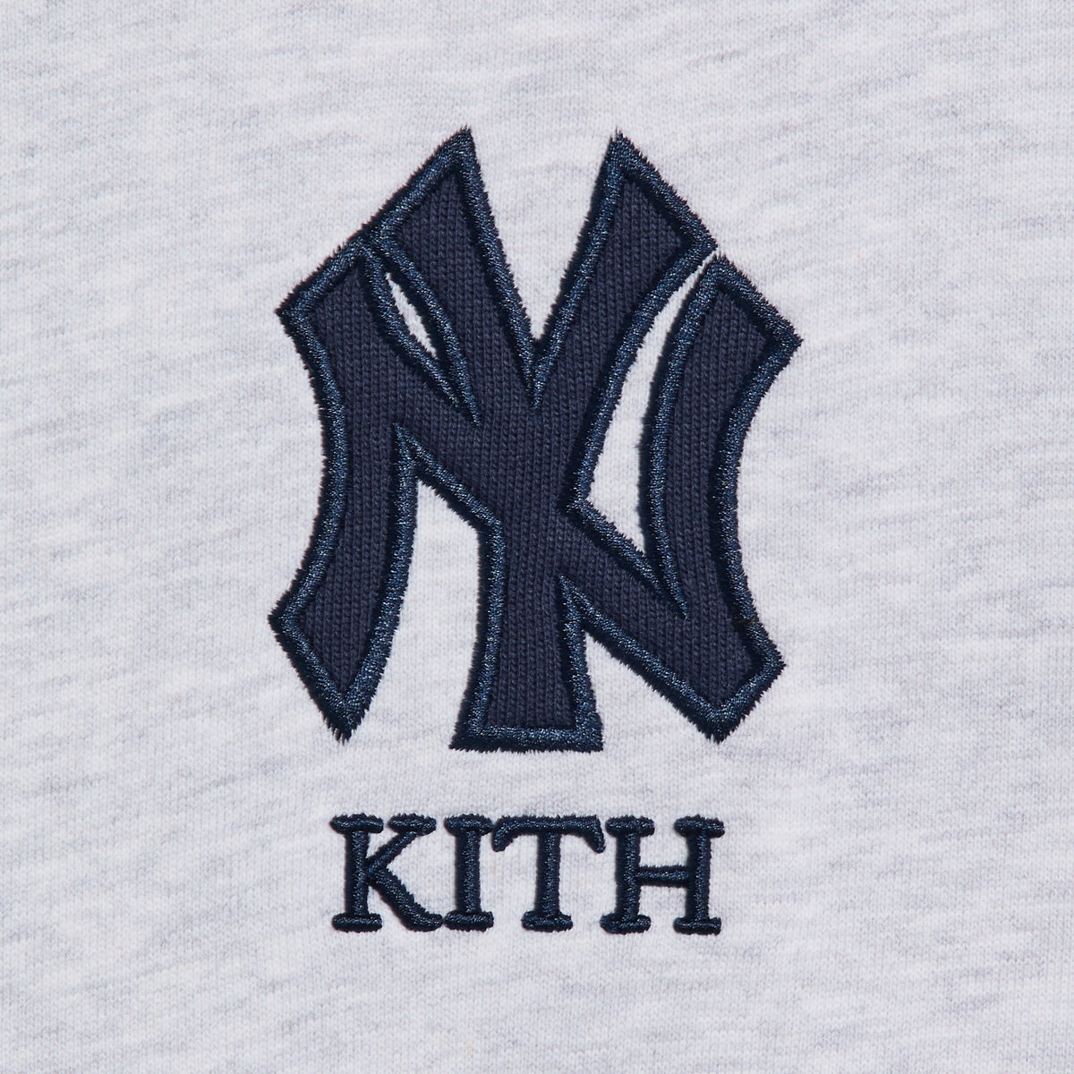 Kith Baby for the New York Yankees Nelson Crewneck - Light Heather Grey