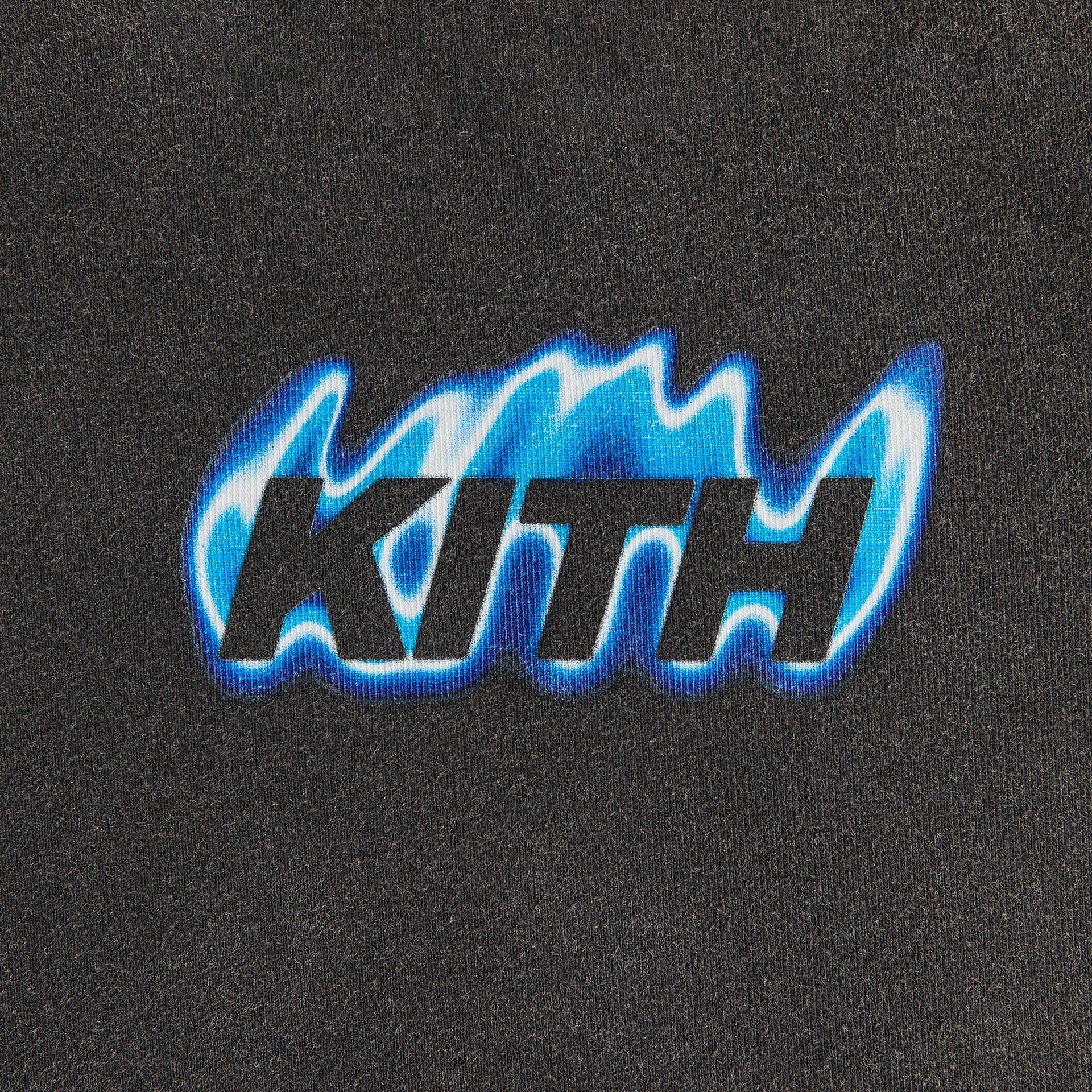 Kith Baby Flame Vintage Short Sleeve Bodysuit - Black