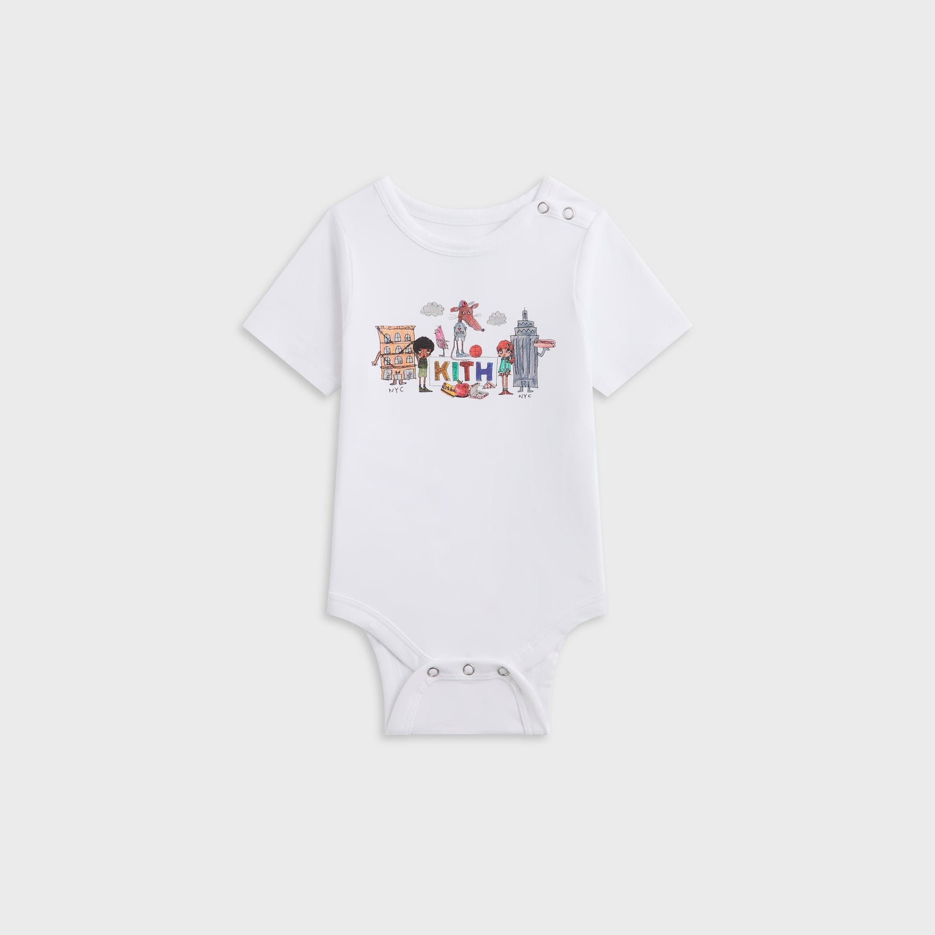 Kith Baby for Matthew Langille Graphic Bodysuit - White