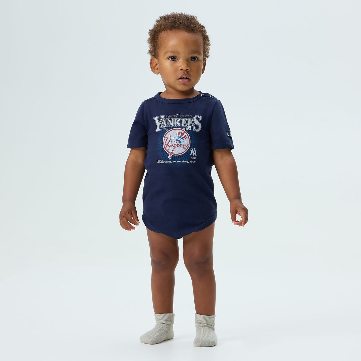 Kith Baby for the New York Yankees Legacy Bodysuit - Nocturnal