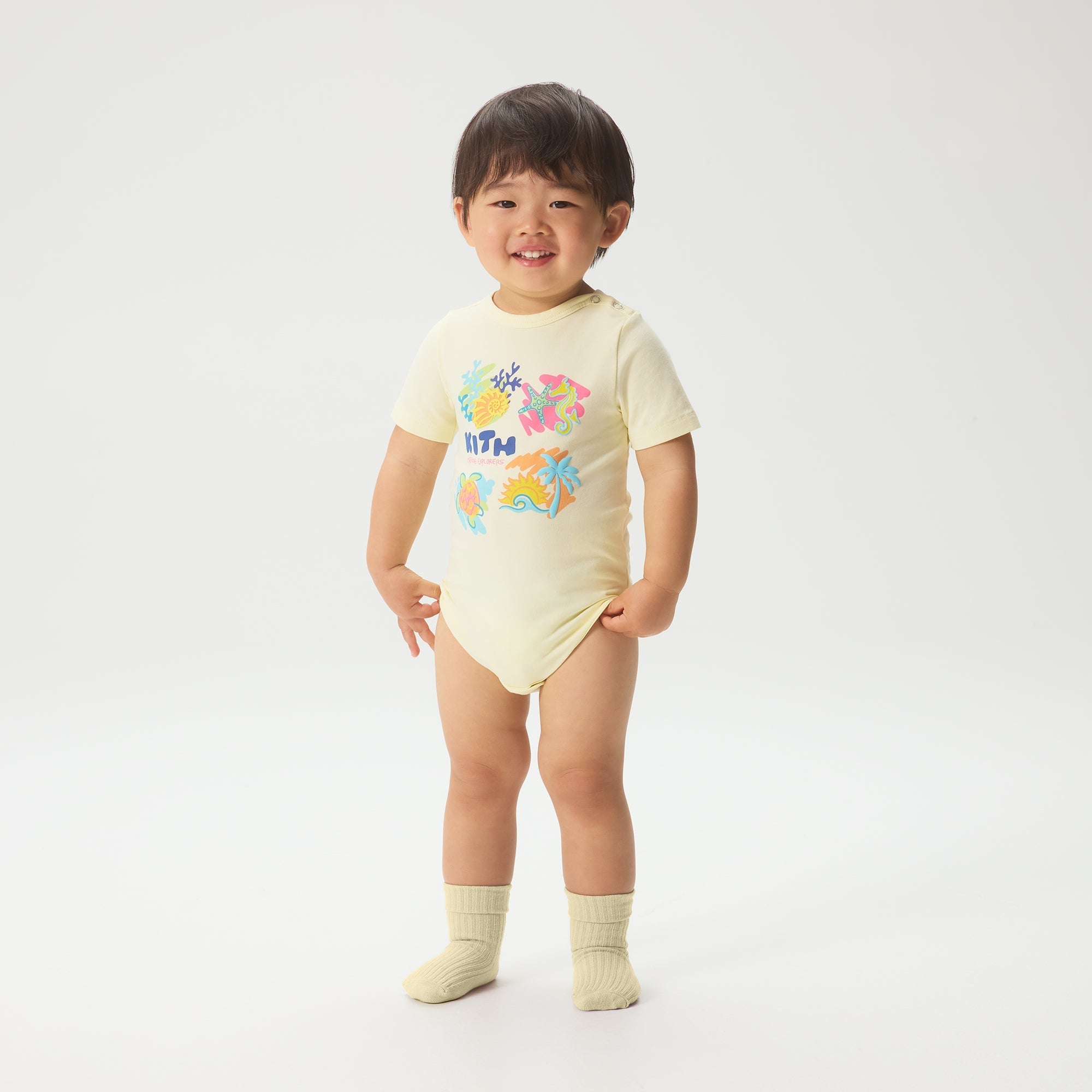 Kith Baby Seaside Souvenir Bodysuit - Straw – Kith Japan
